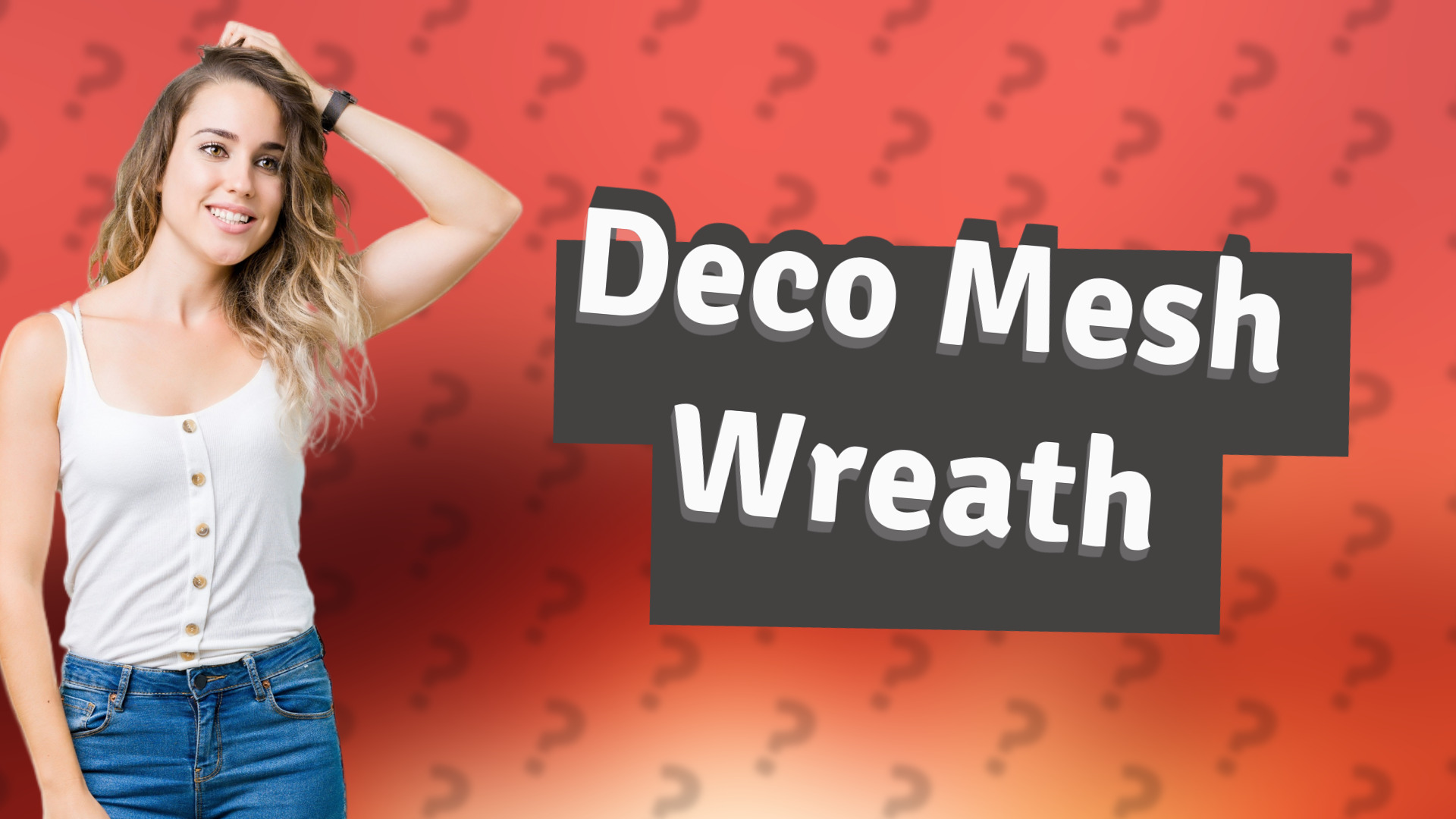 Deco Mesh Wreath
