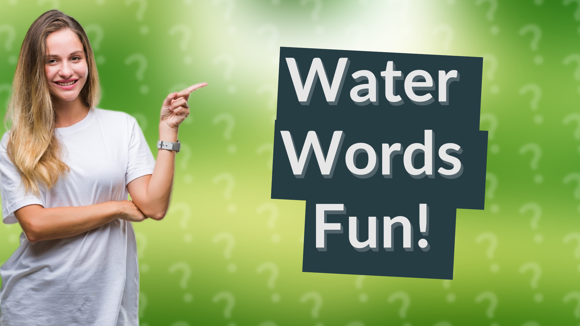 Water Words Fun!