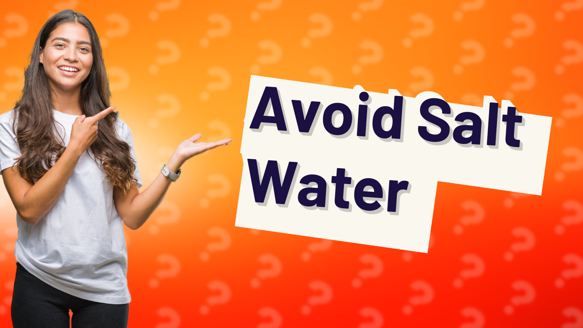 Avoid Salt Water