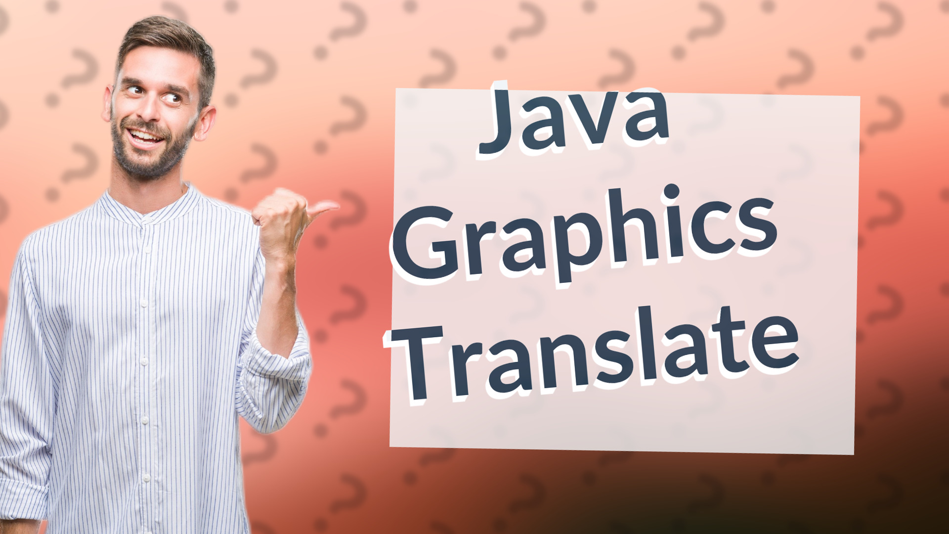 Java Graphics Translate
