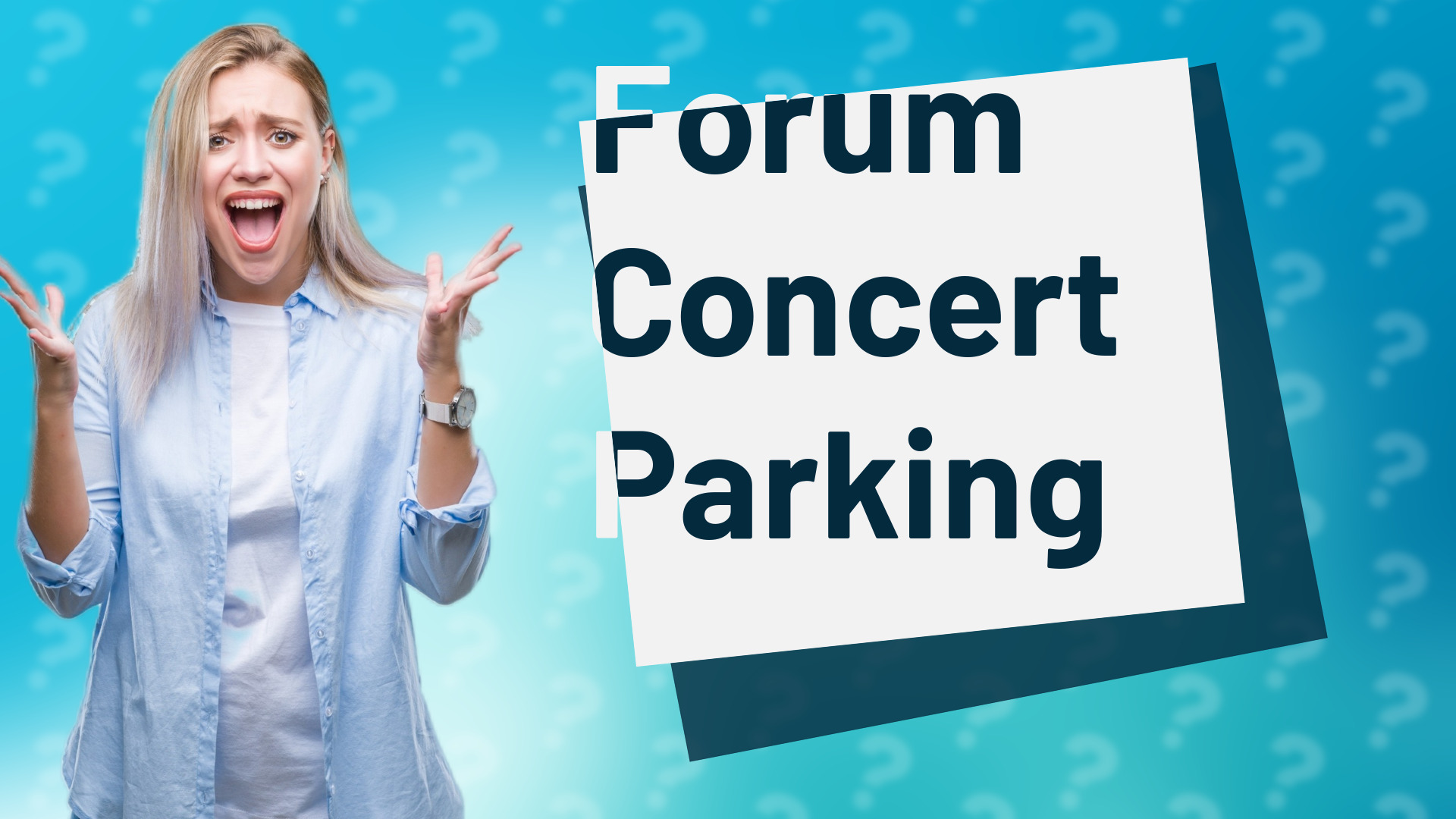 Forum Concert Parking