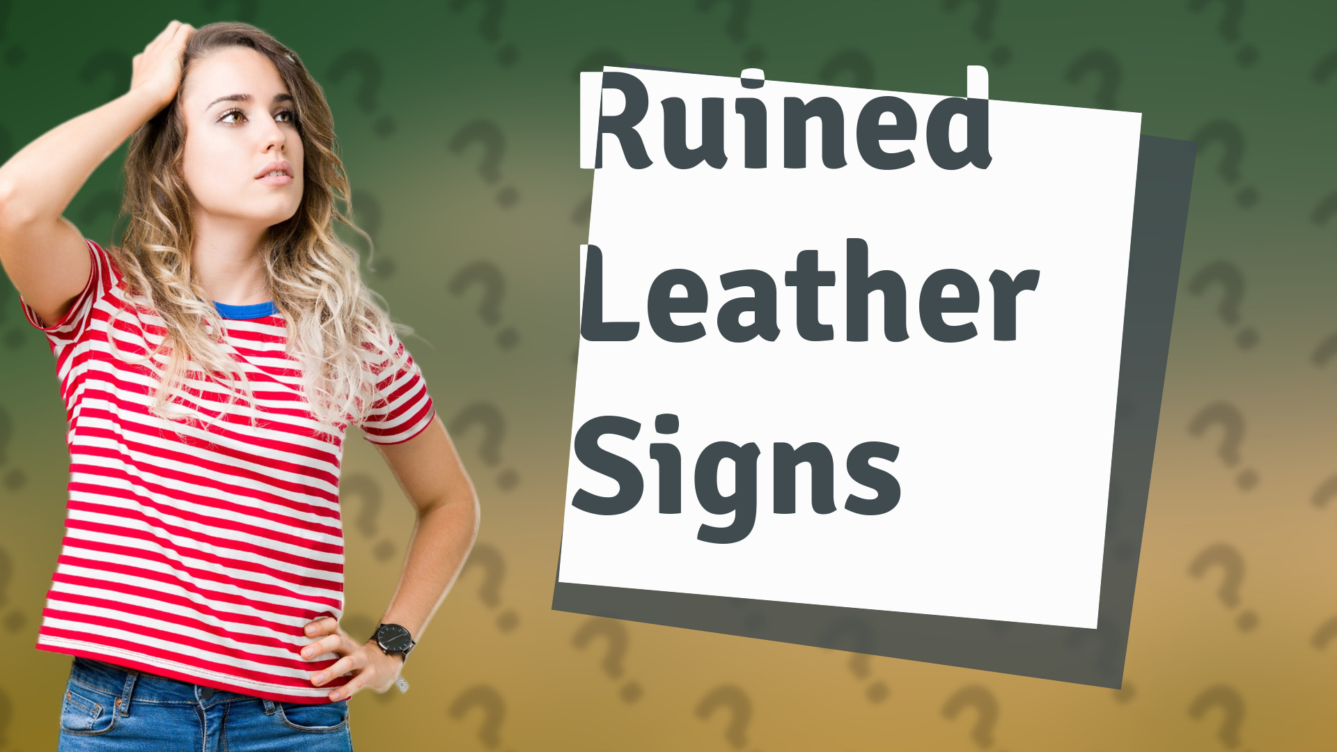 Ruined Leather Signs