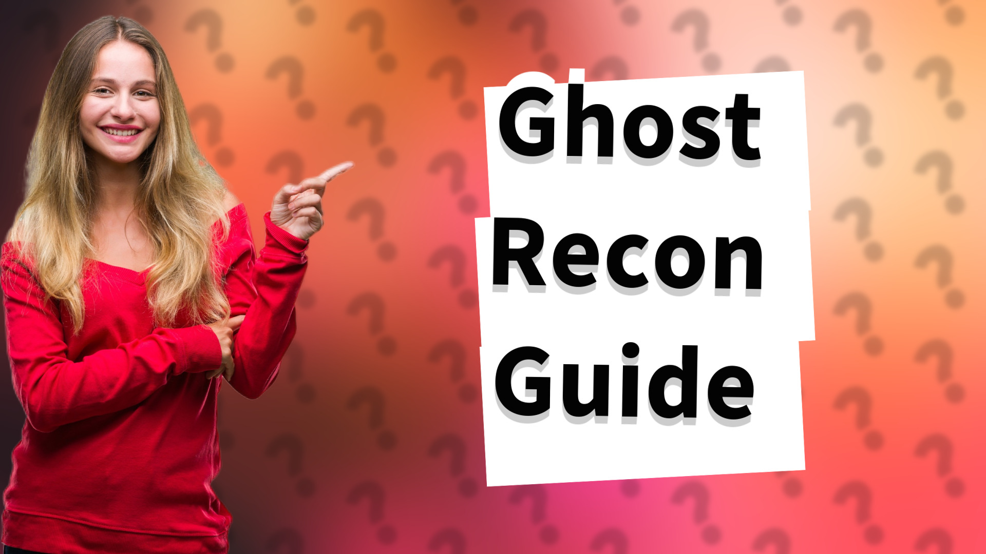Ghost Recon Guide