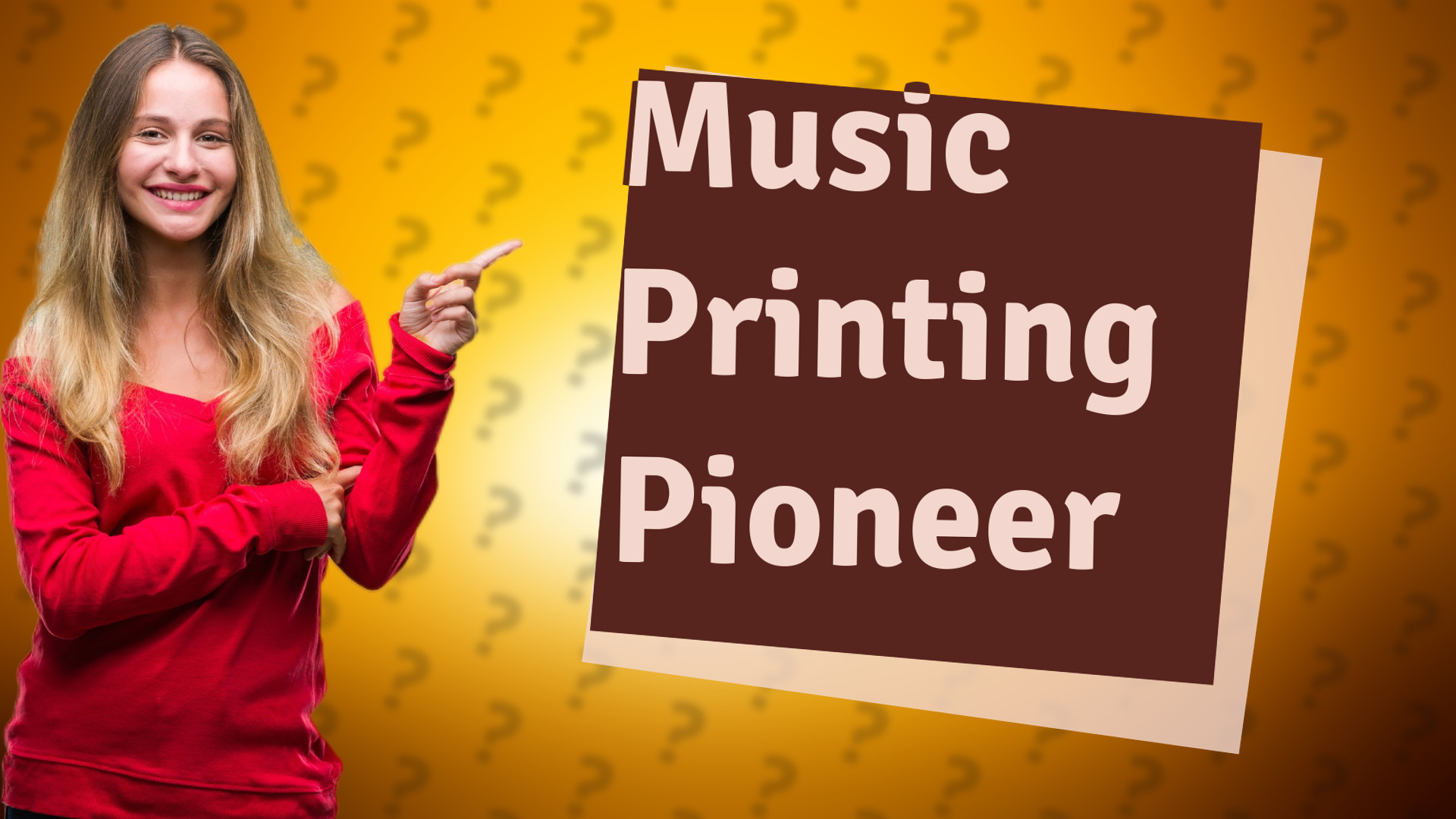Music Printing Pioneer