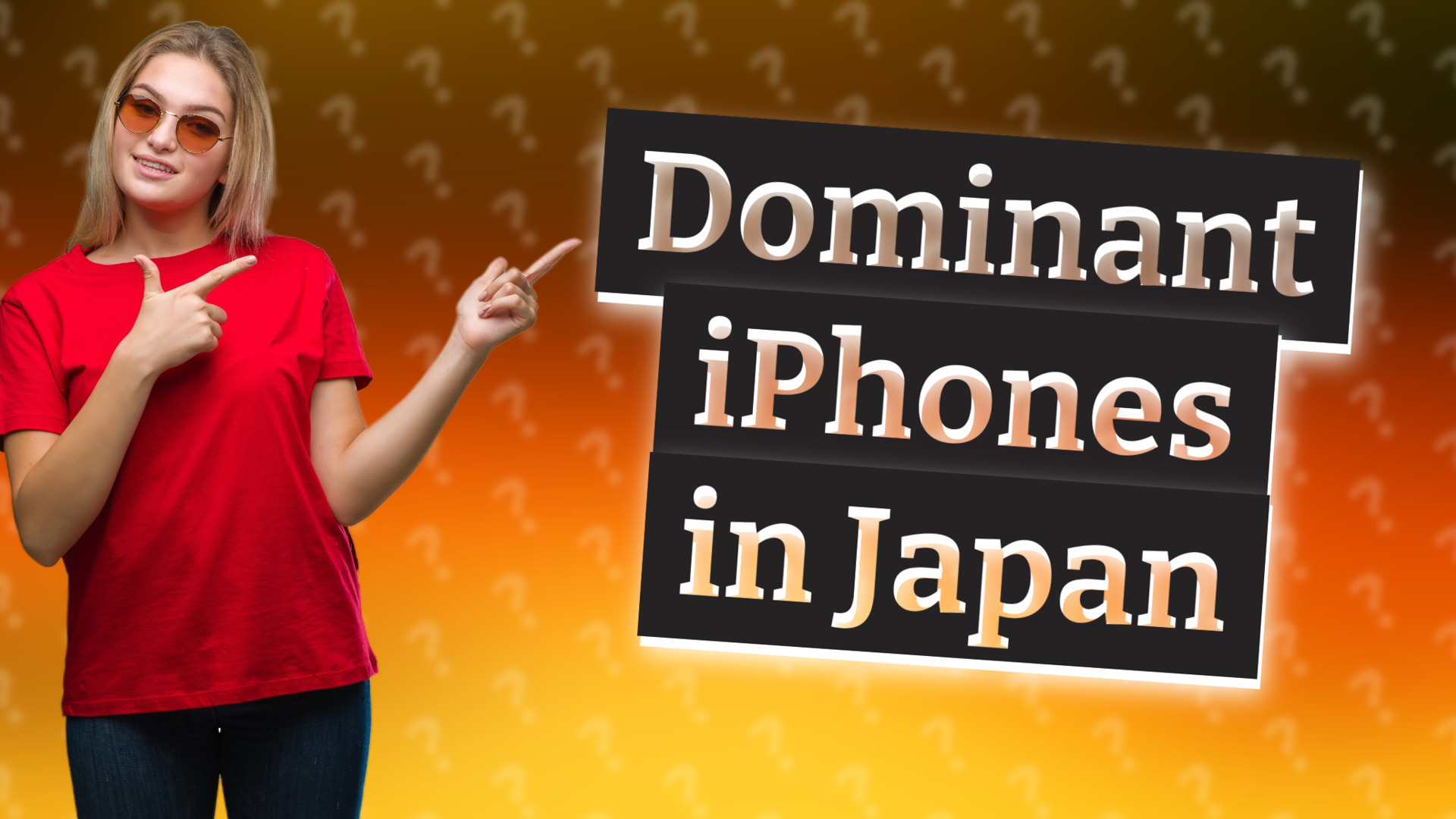 Dominant iPhones in Japan