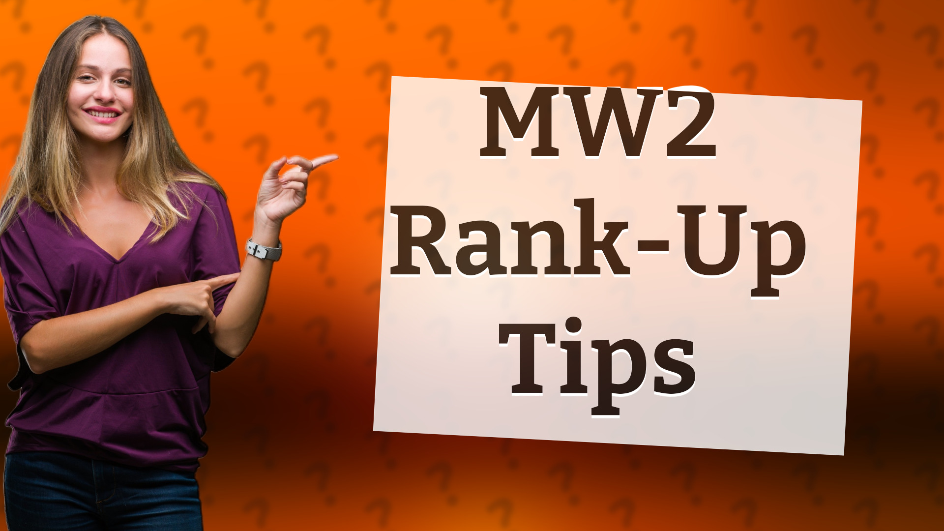 MW2 Rank-Up Tips