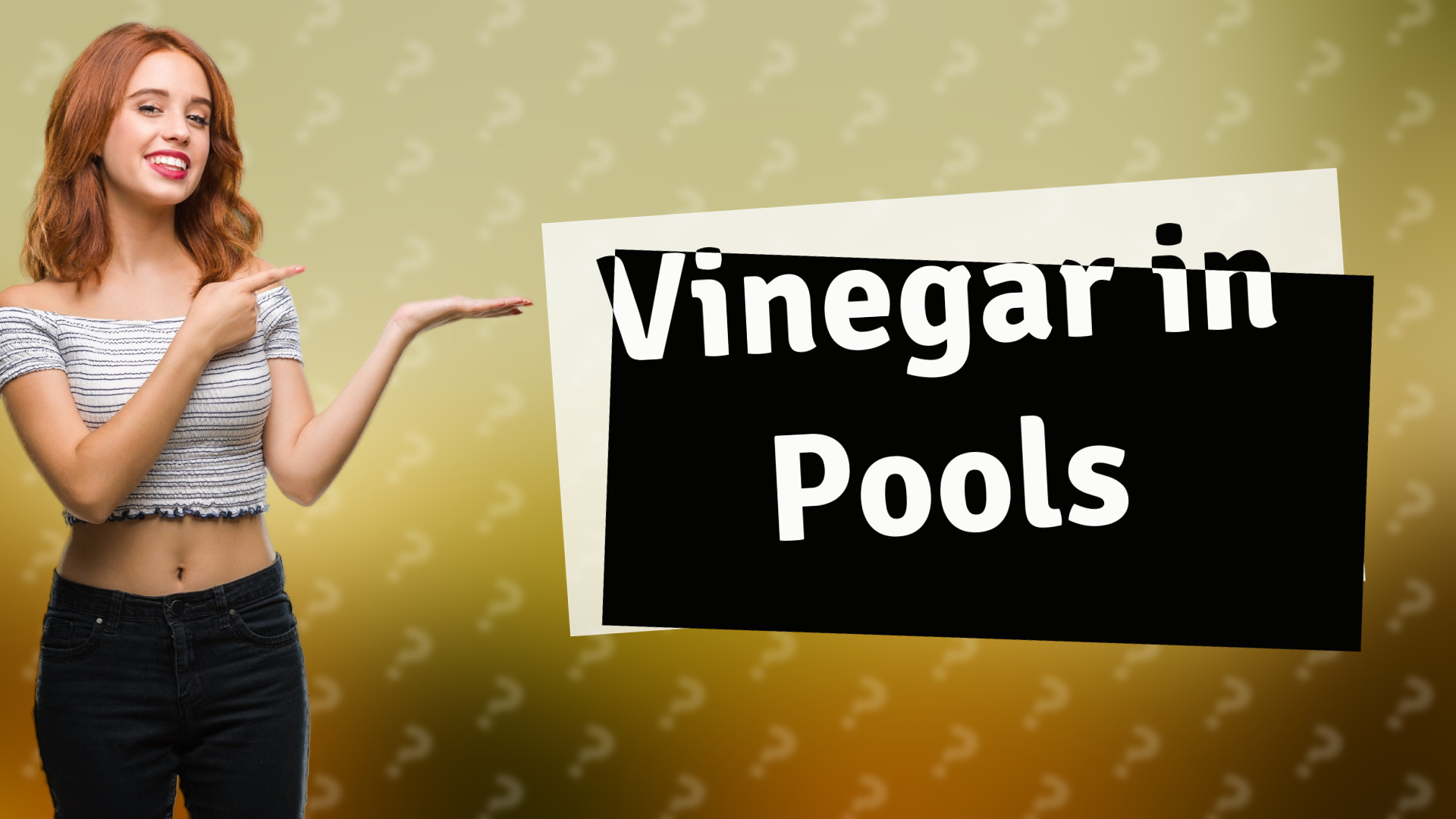 Vinegar in Pools