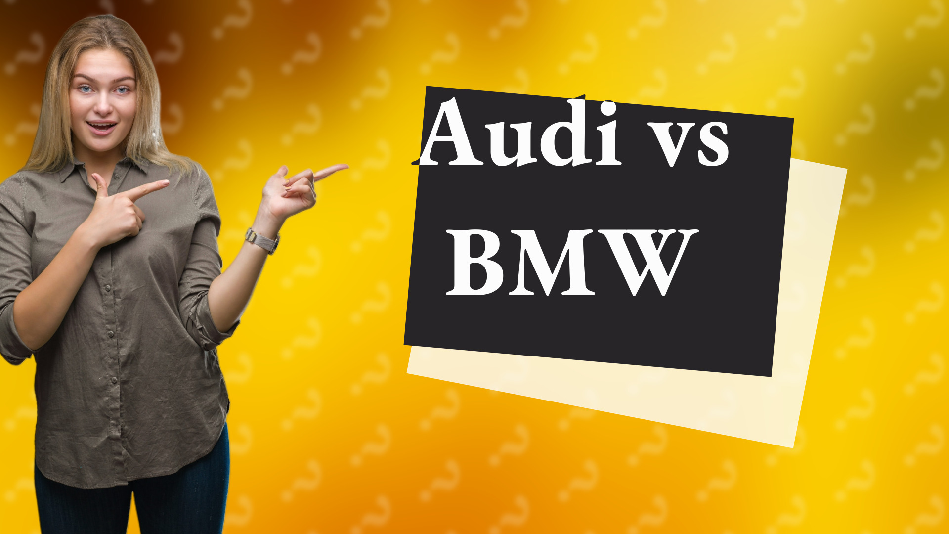 Audi vs BMW