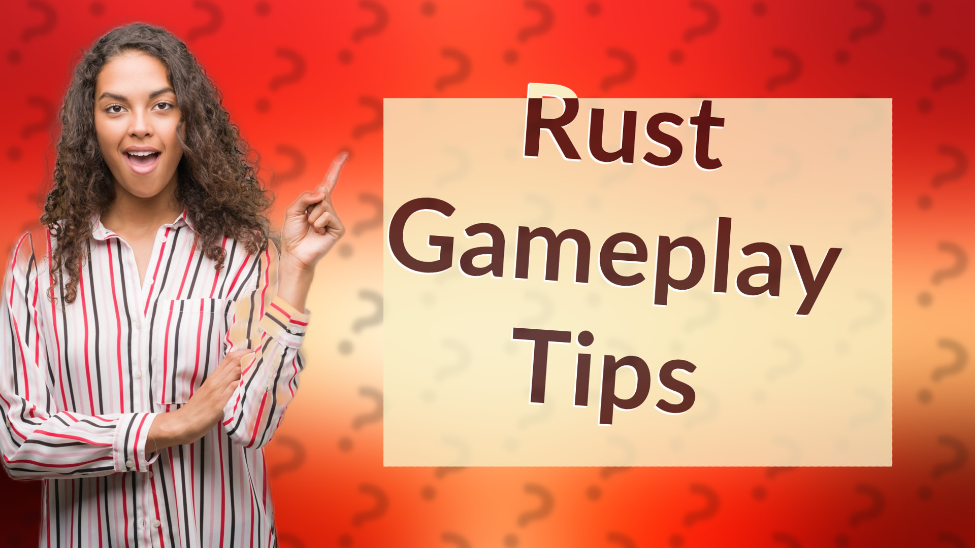 Rust Gameplay Tips