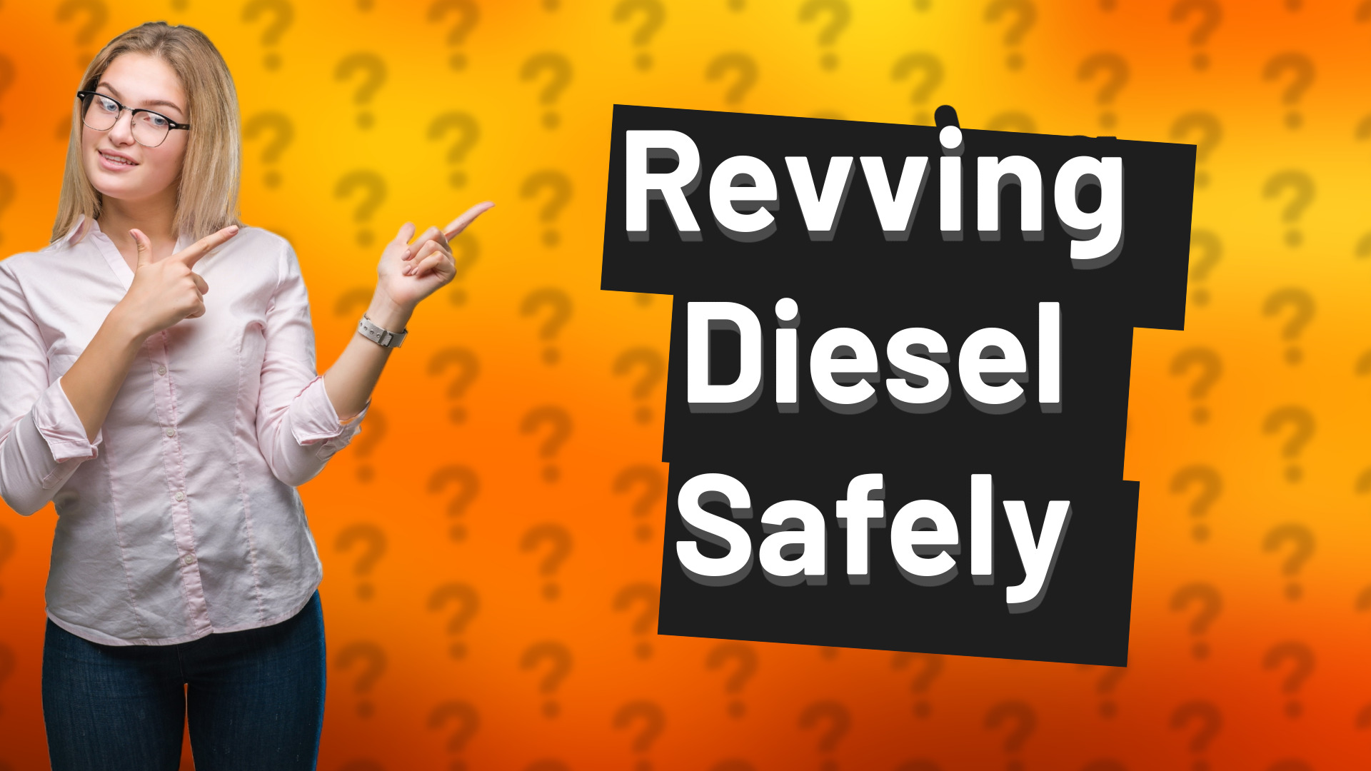 Revving Diesel Safely