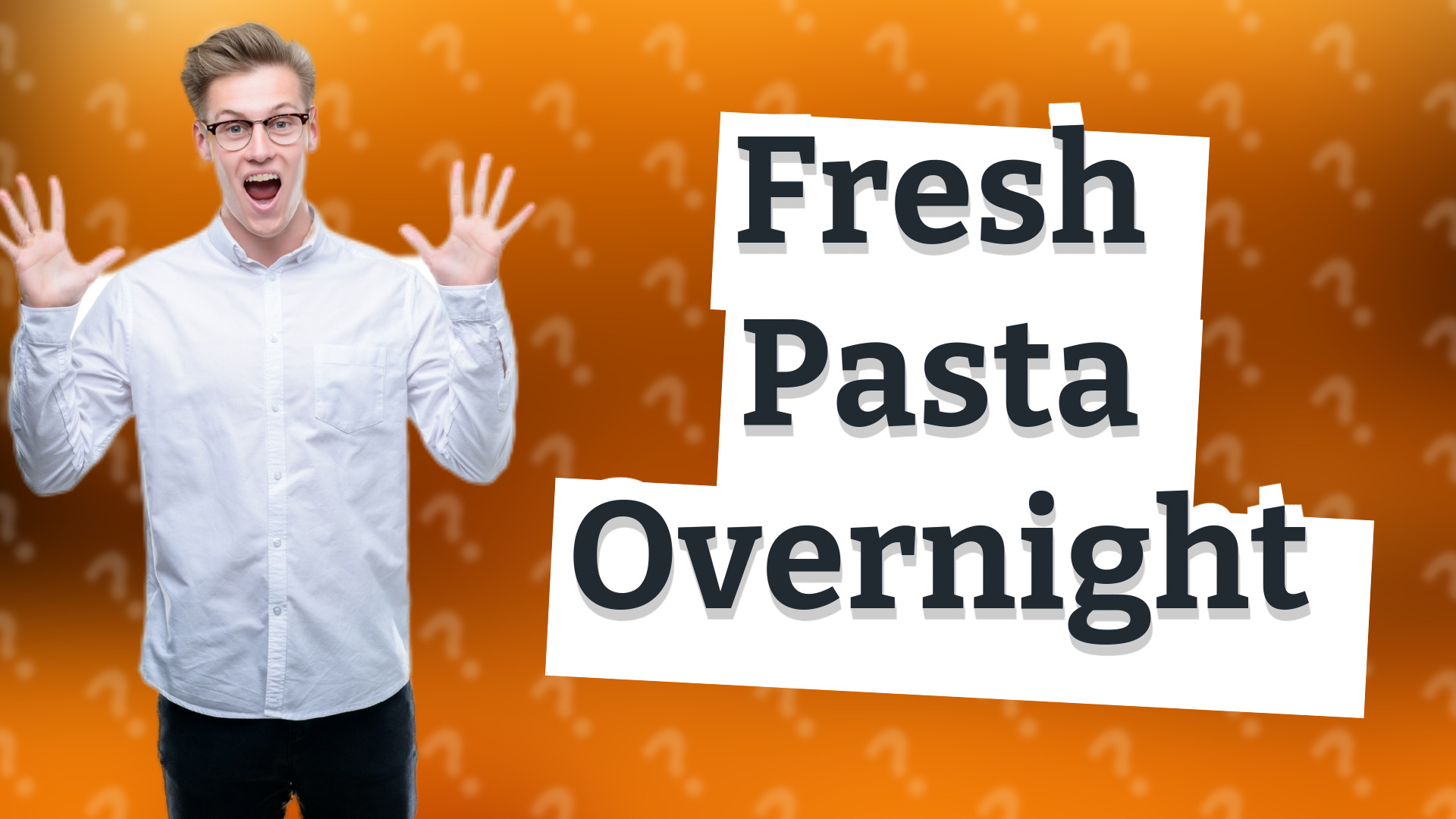 Fresh Pasta Overnight