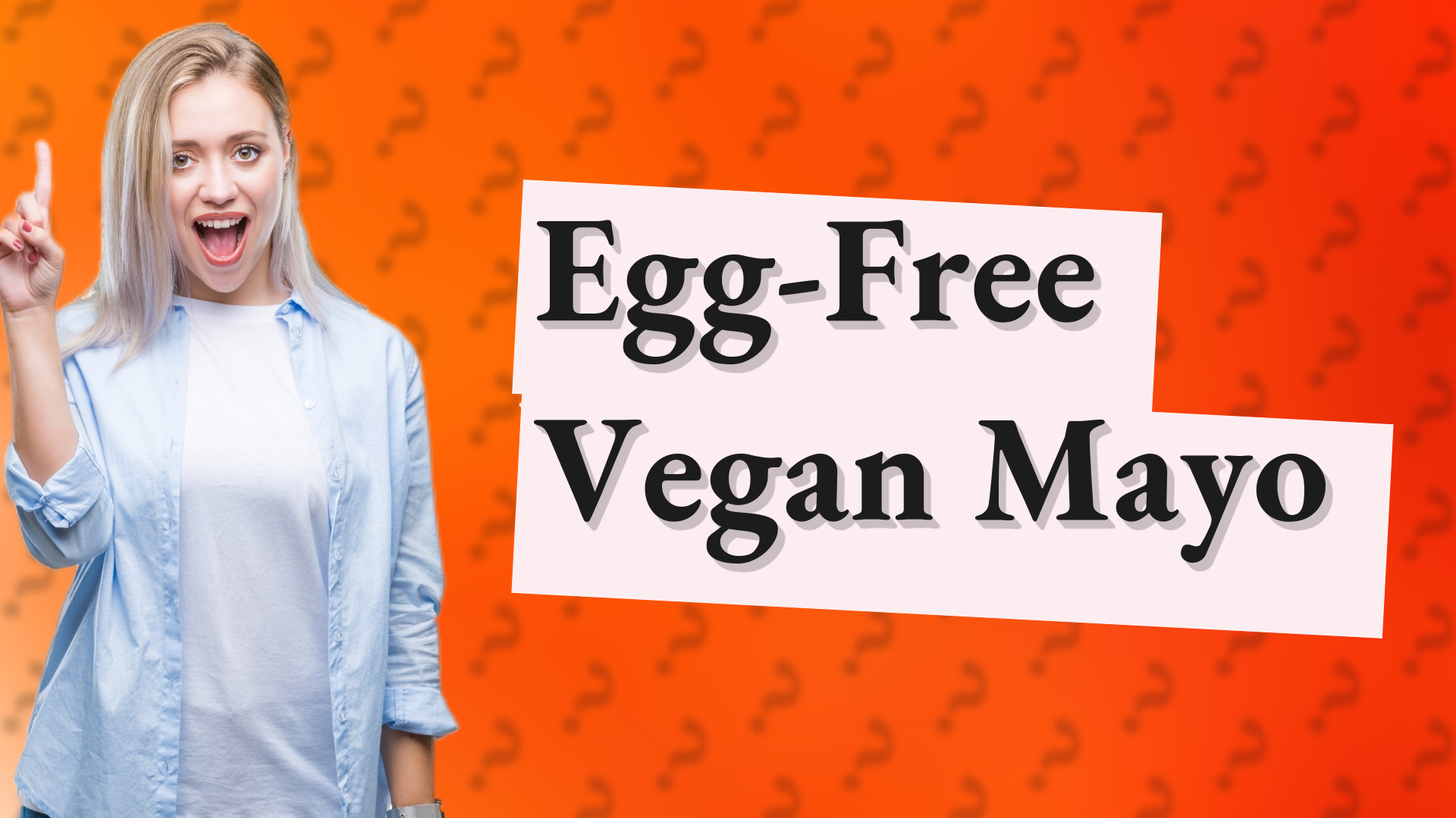 Egg-Free Vegan Mayo