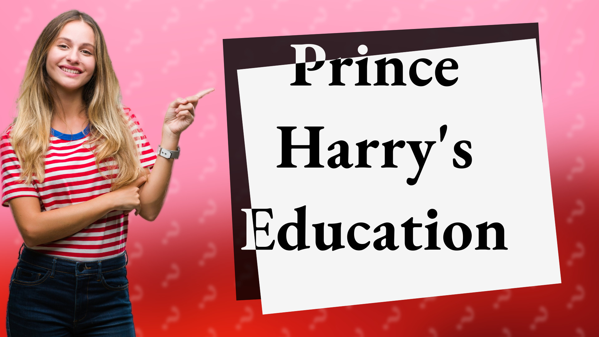 Prince Harry's Education