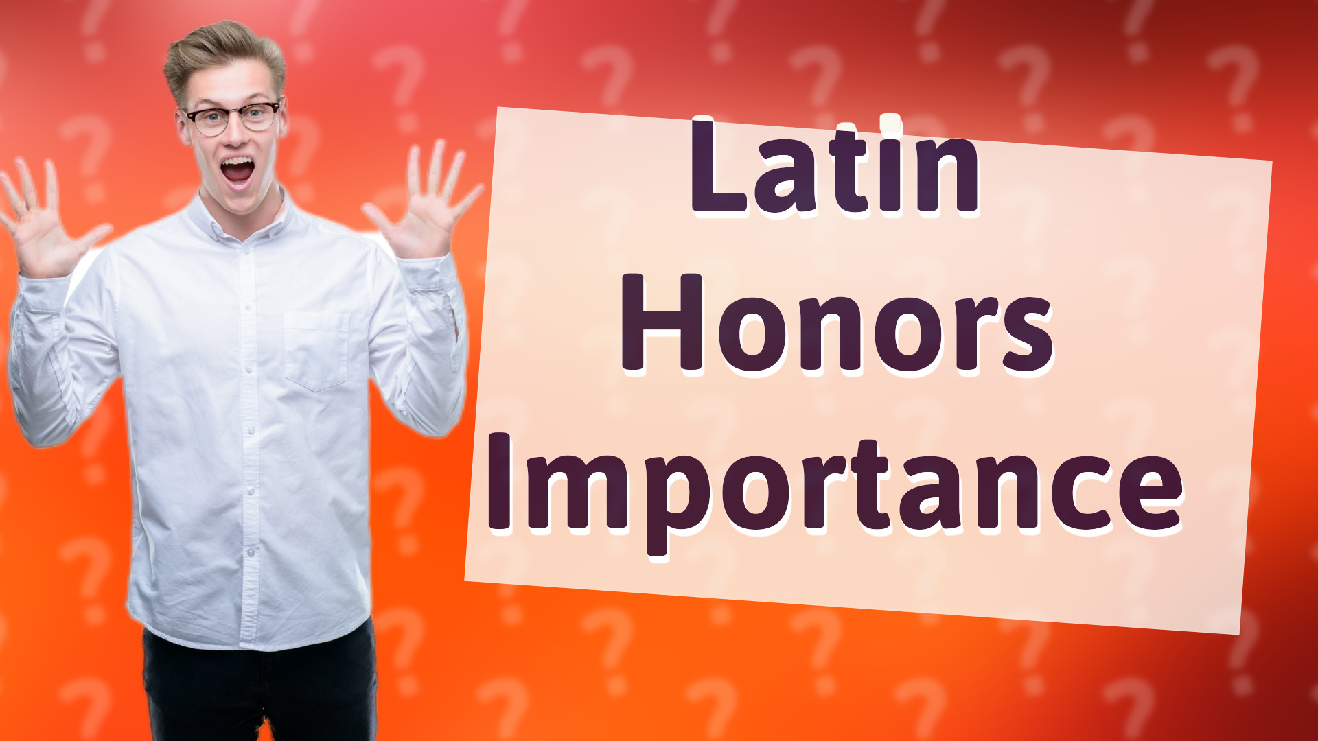 Latin Honors Importance