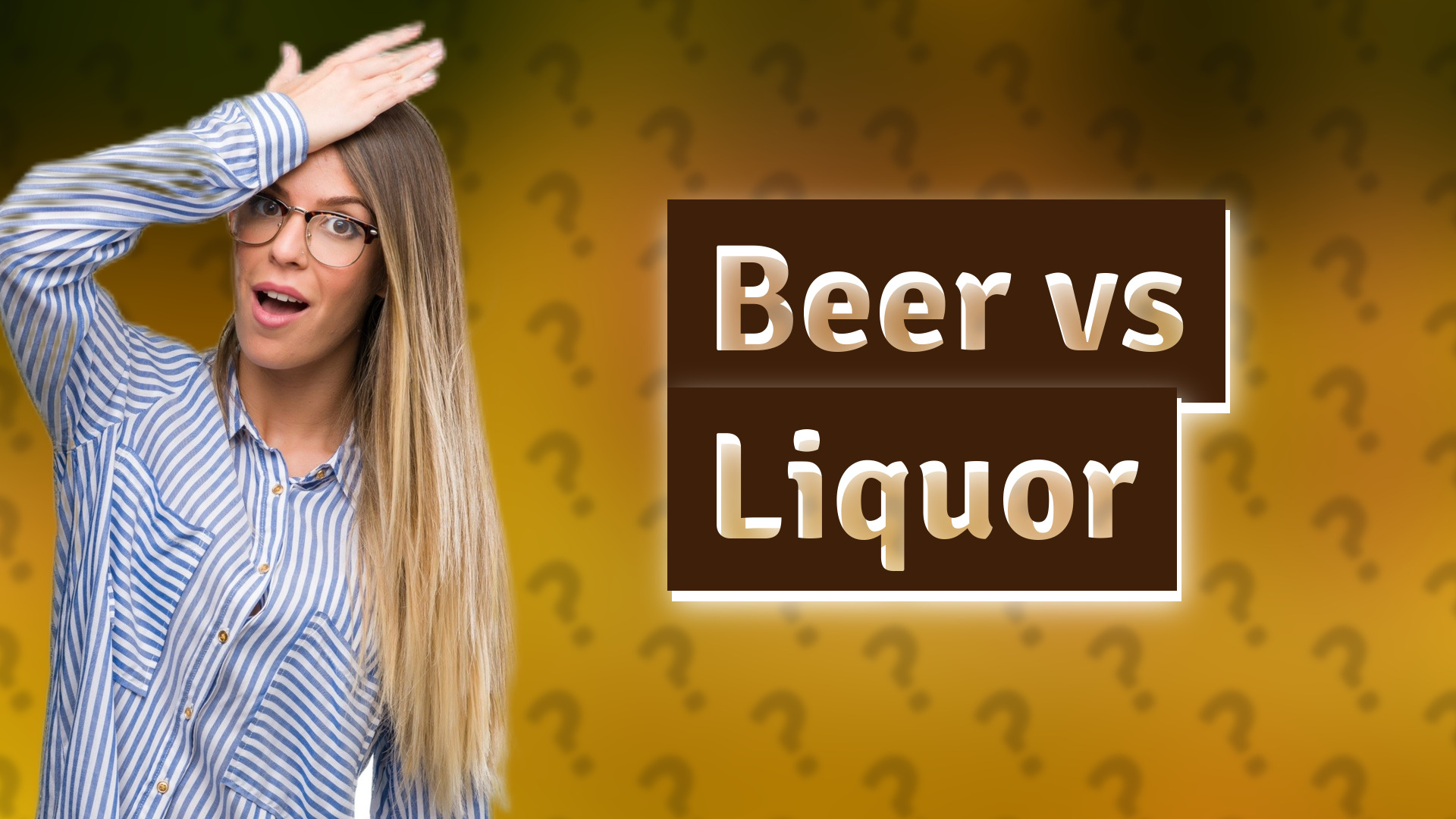 Beer vs Liquor