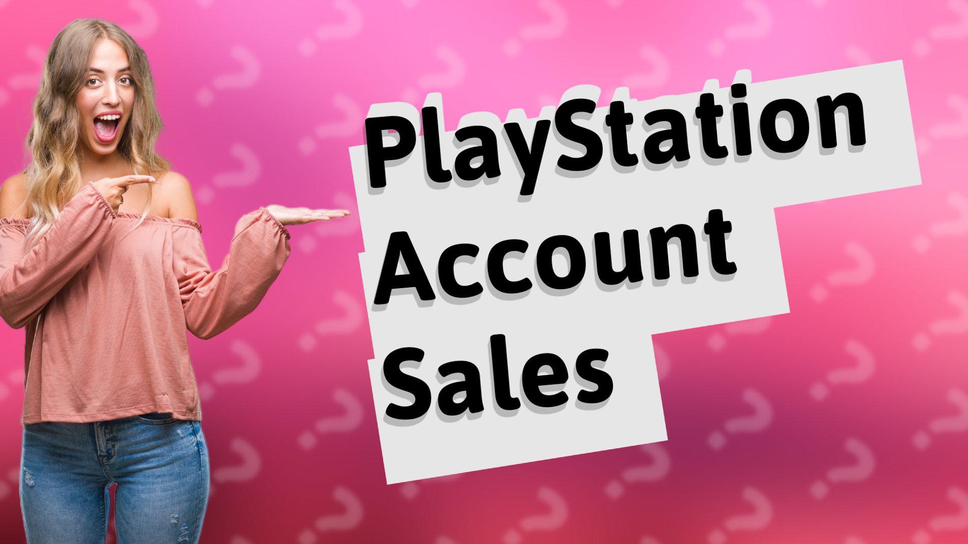 PlayStation Account Sales