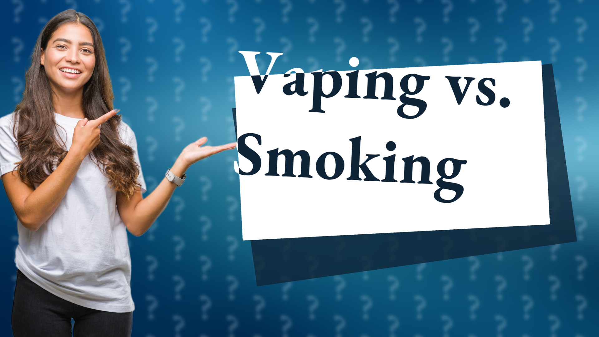 Vaping vs. Smoking