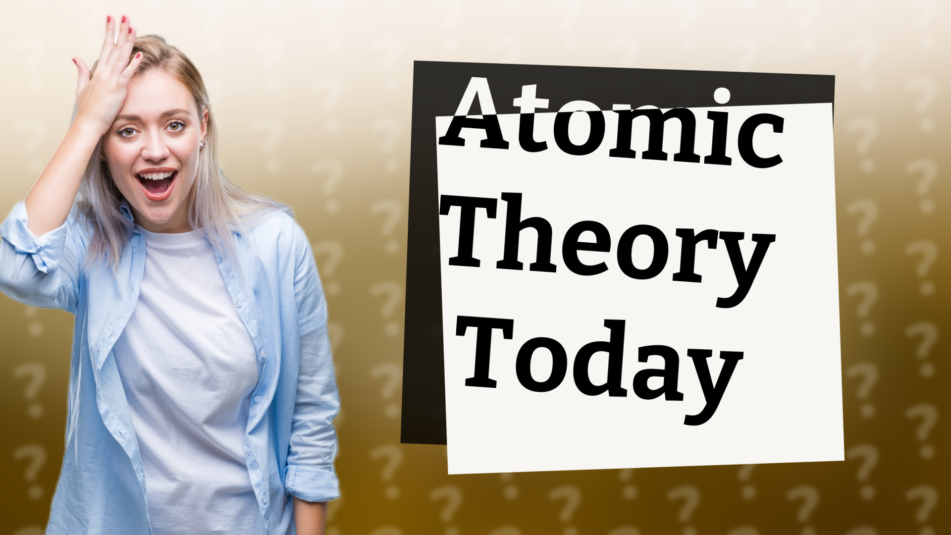 Atomic Theory Today