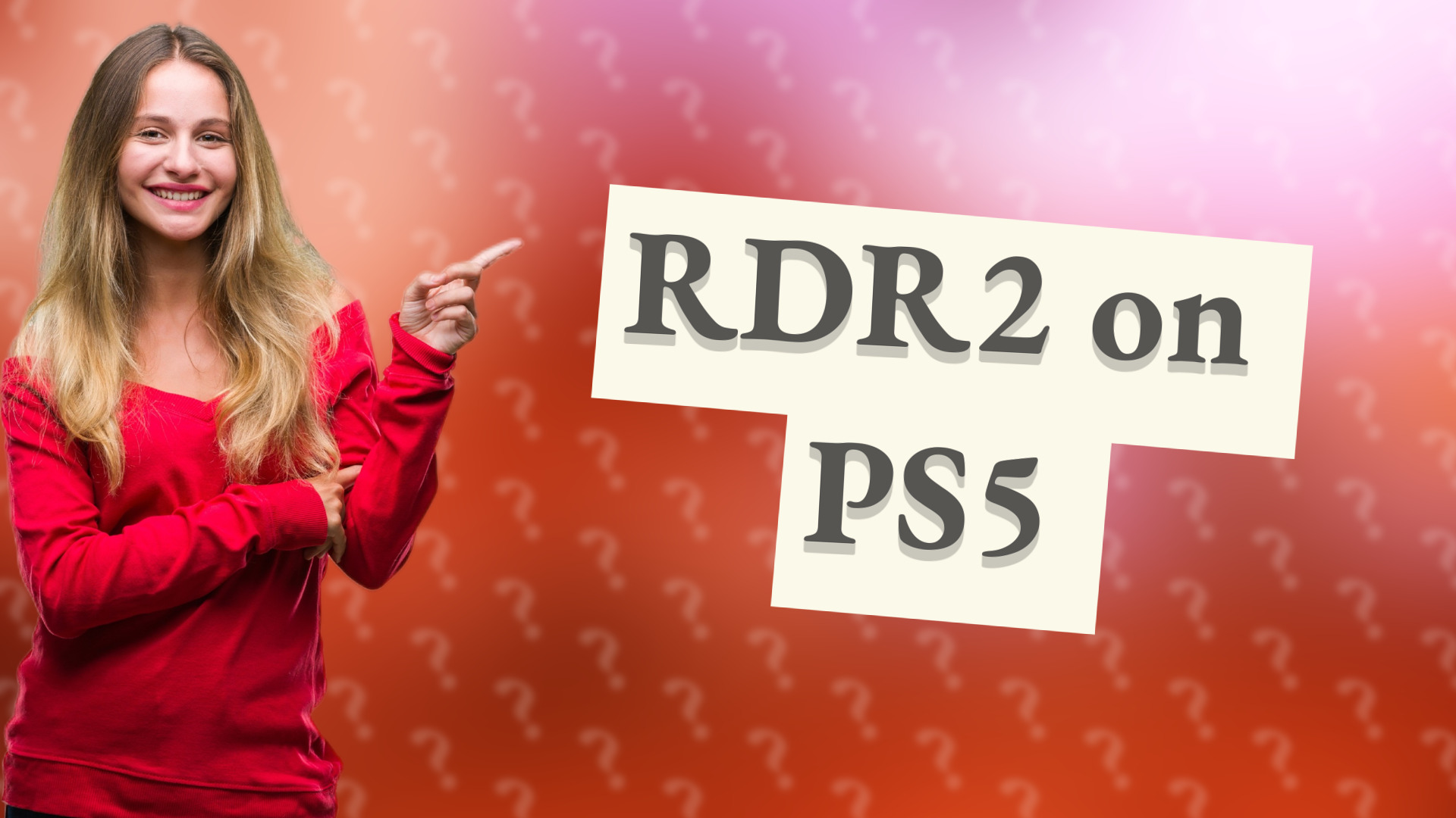 RDR2 on PS5