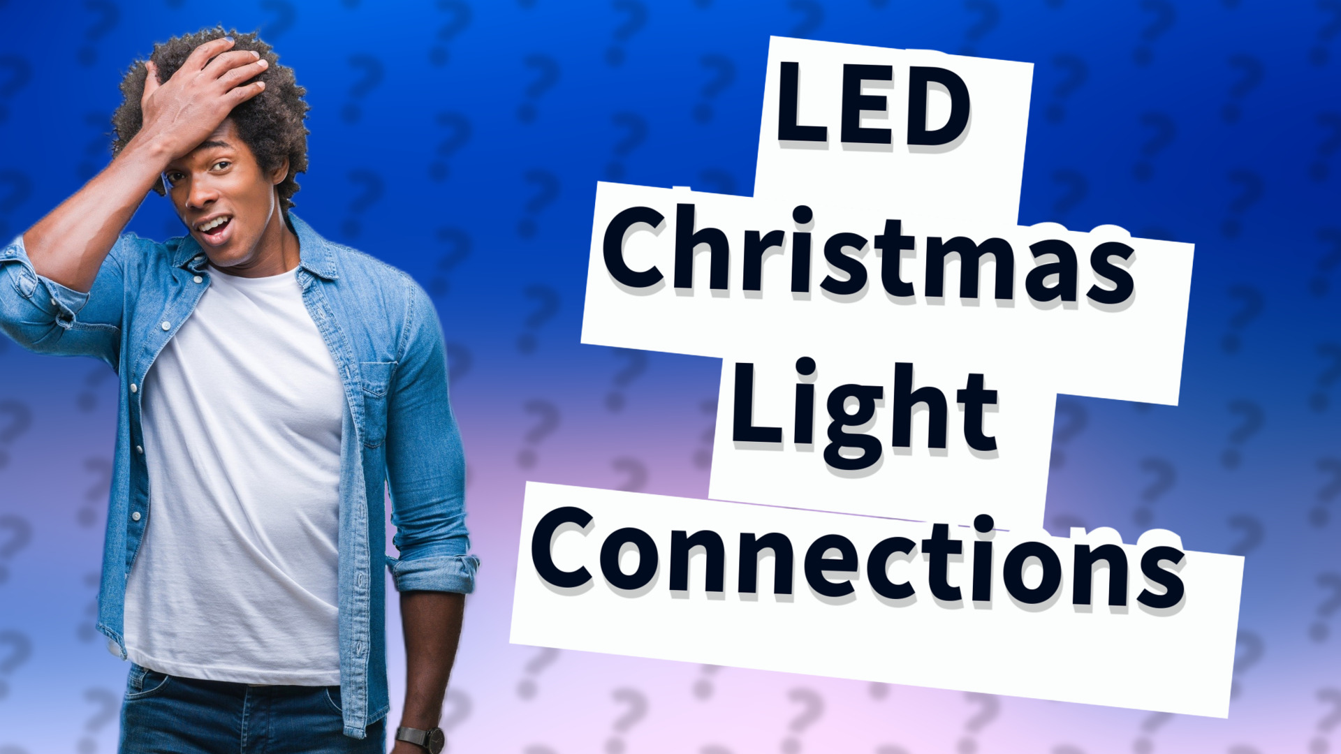LED Christmas Light Connections