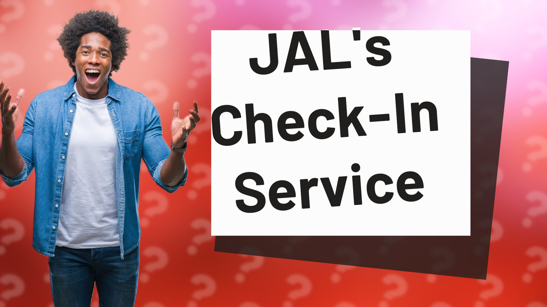 JAL's Check-In Service