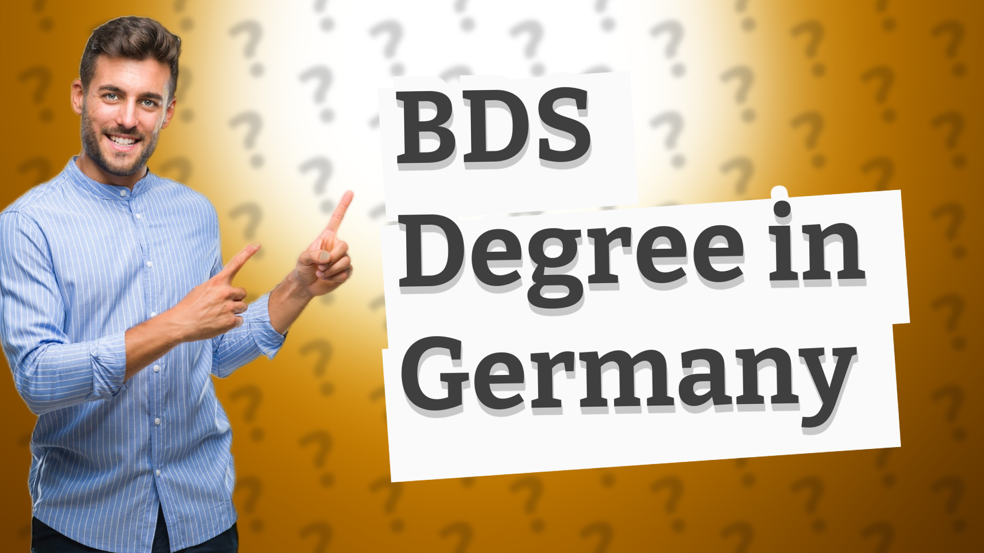BDS Degree in Germany