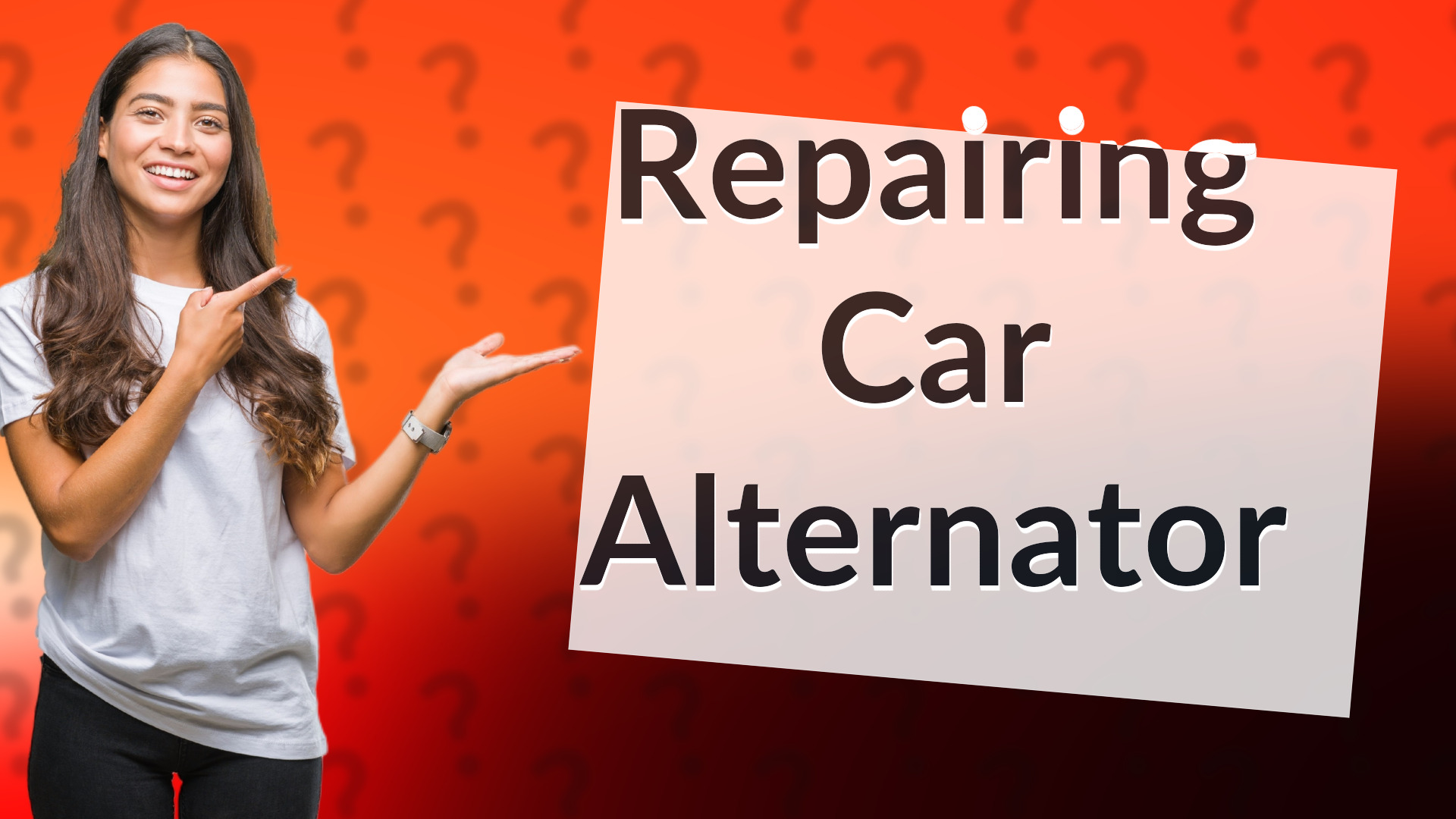 Repairing Car Alternator