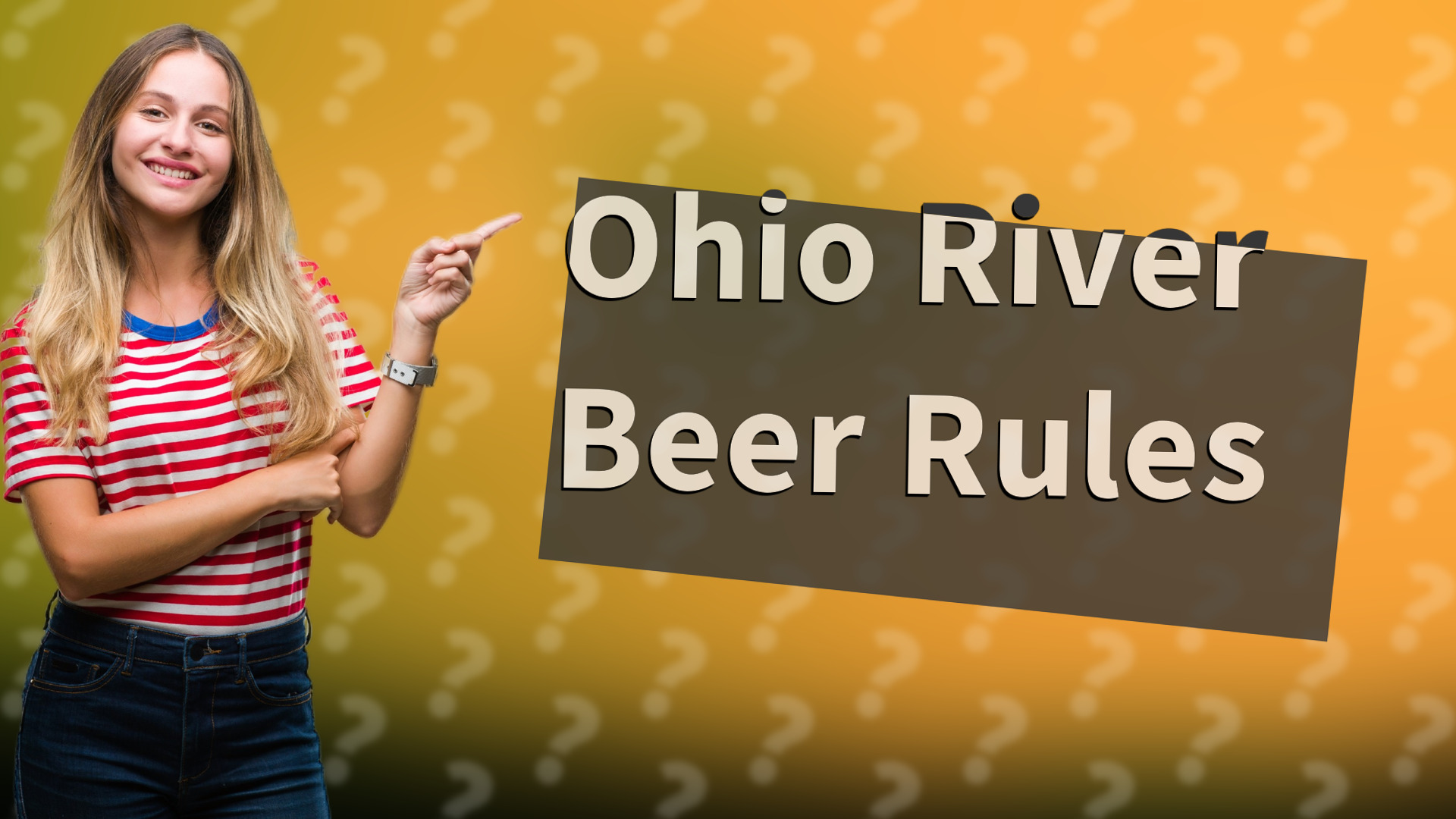 Ohio River Beer Rules