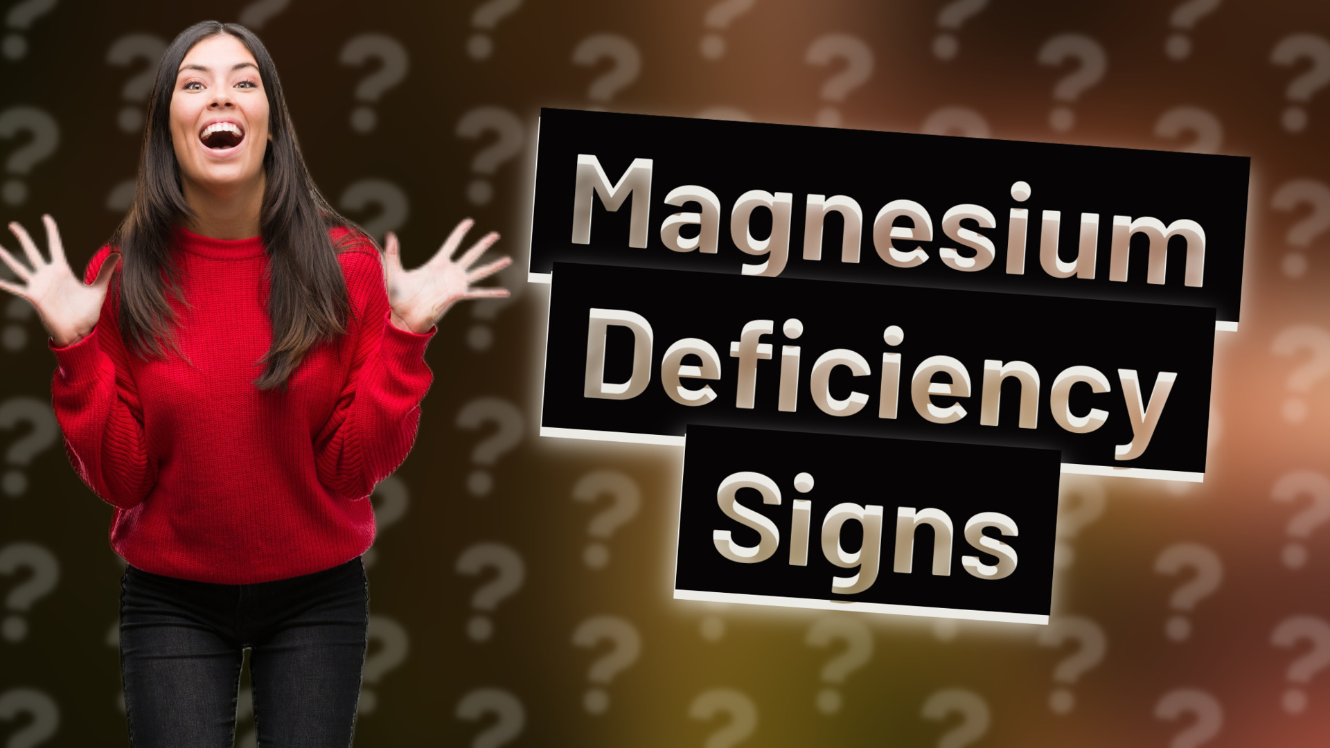 Magnesium Deficiency Signs