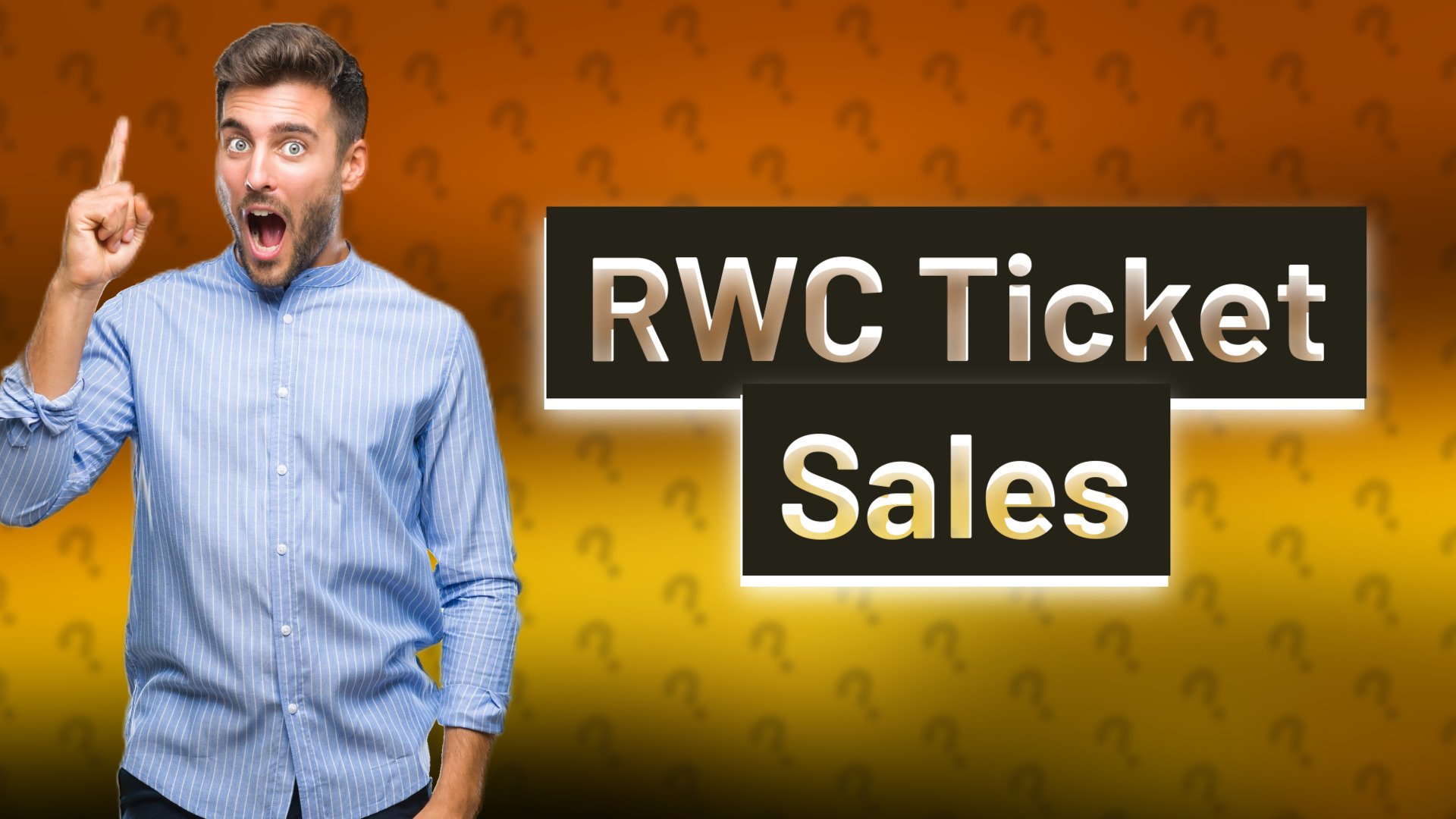RWC Ticket Sales