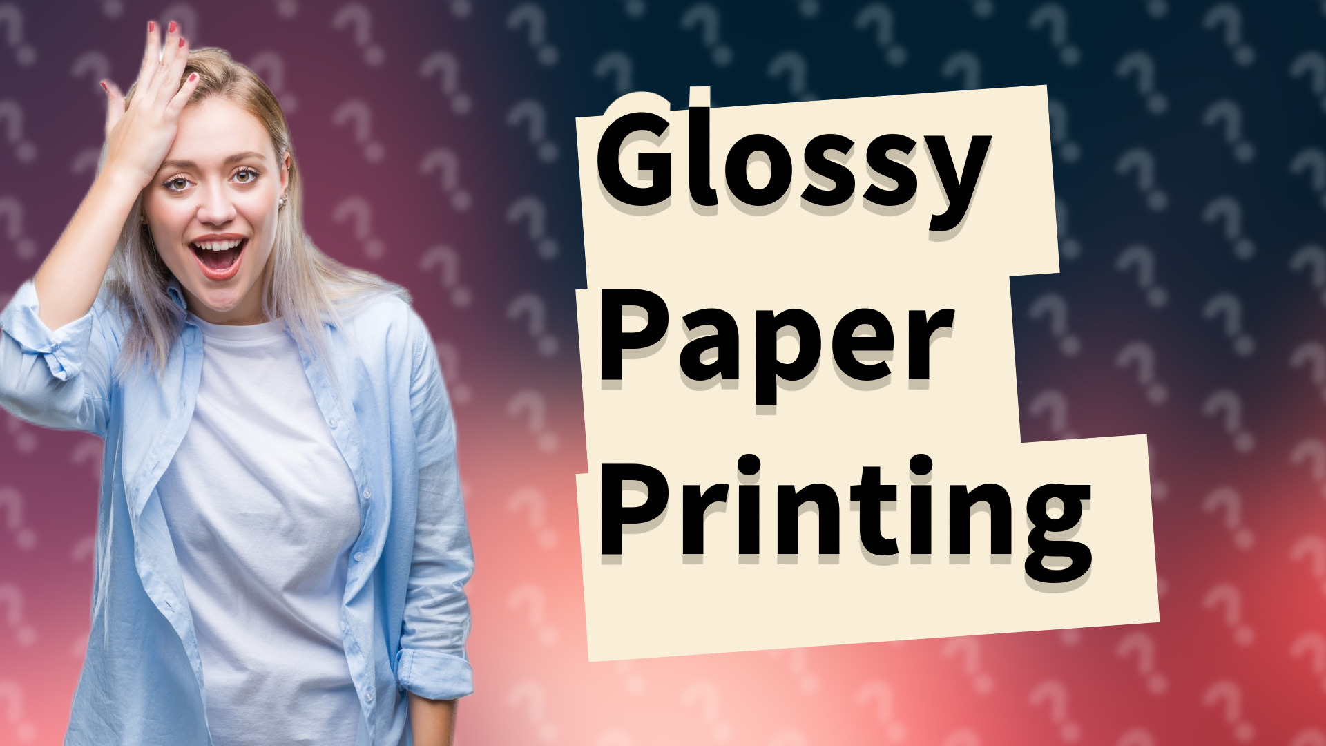 Glossy Paper Printing