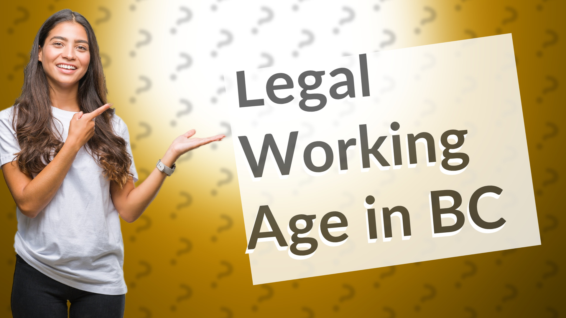 Legal Working Age in BC