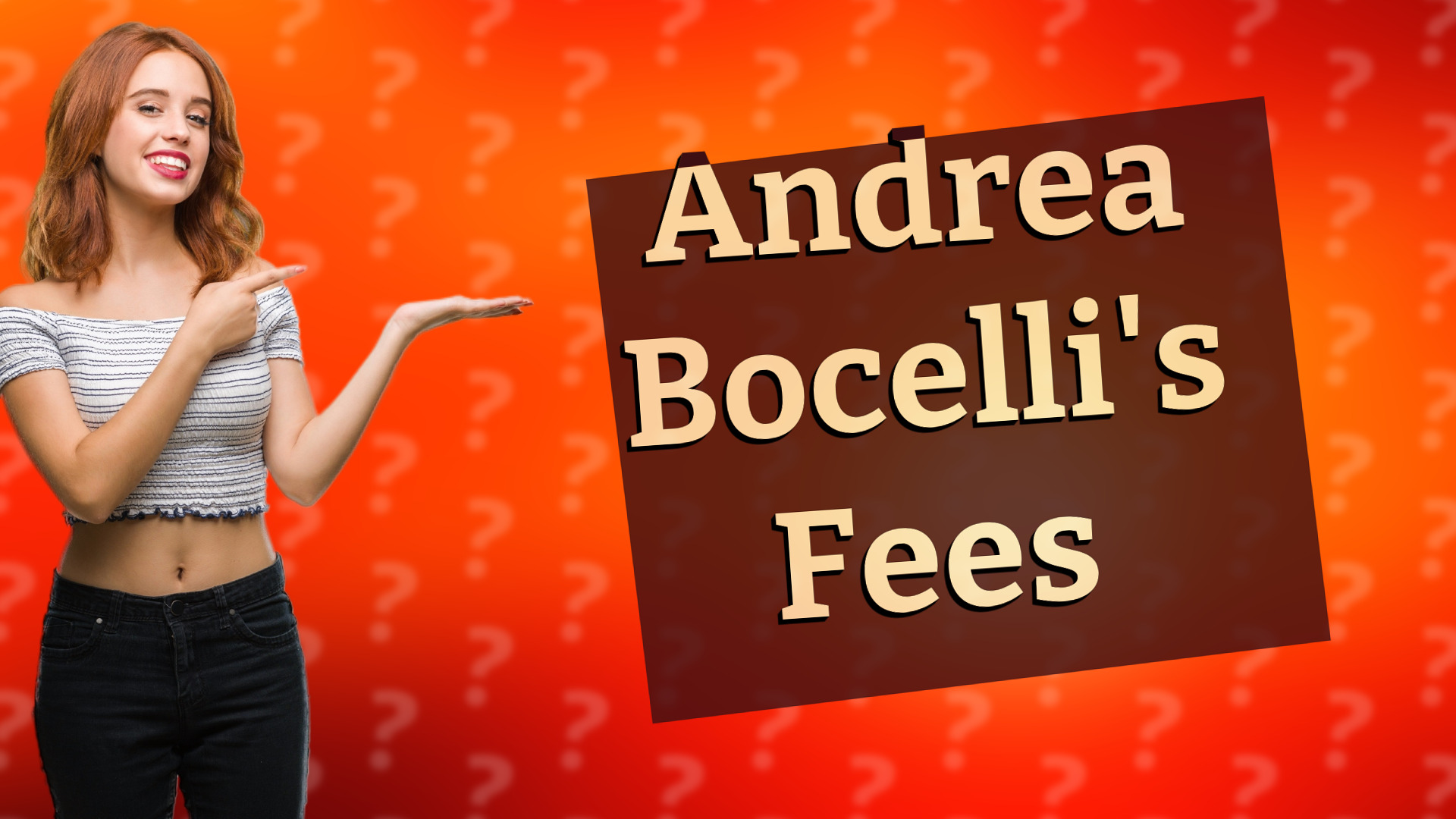 Andrea Bocelli's Fees