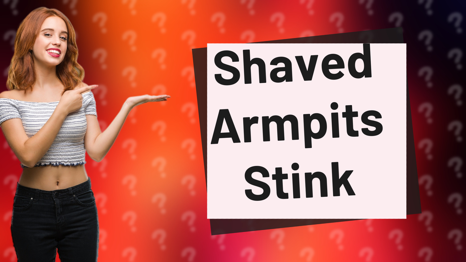 Shaved Armpits Stink