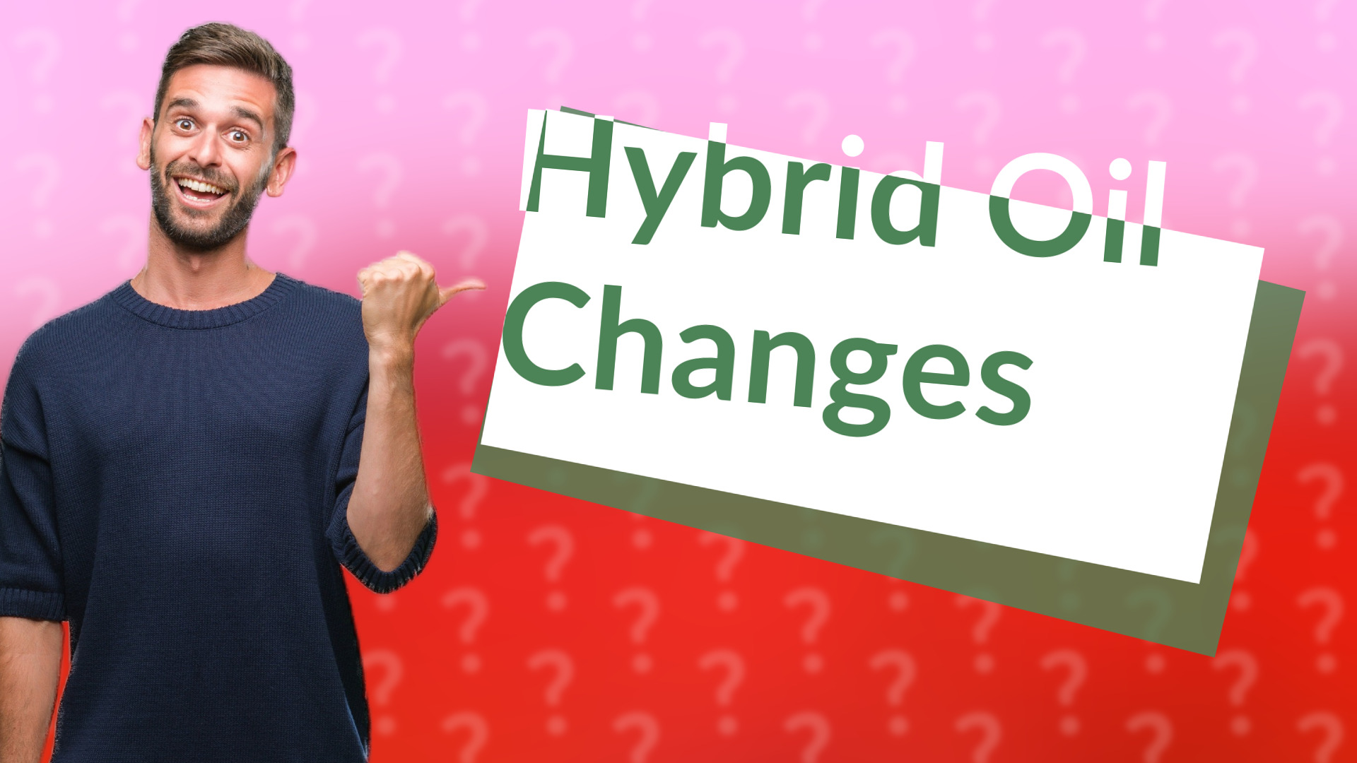 Hybrid Oil Changes