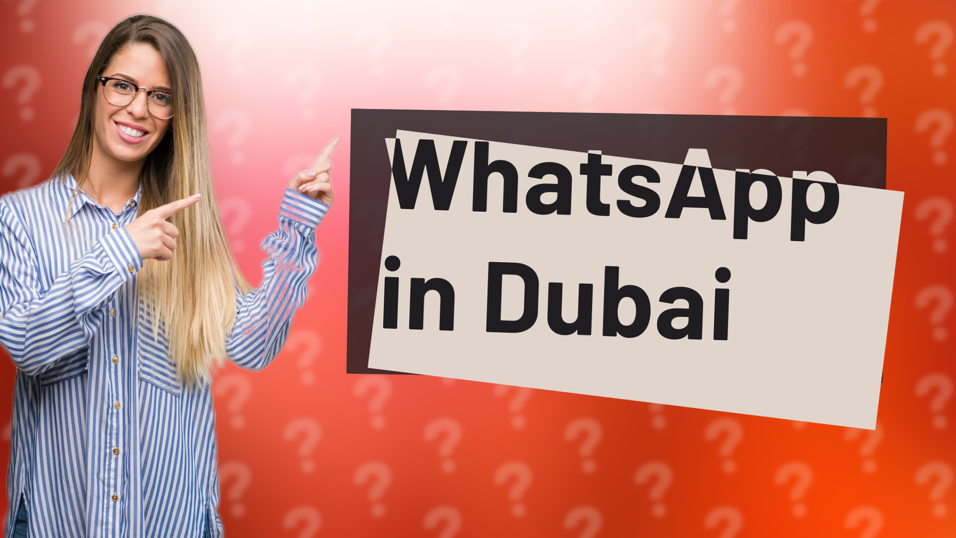 WhatsApp in Dubai