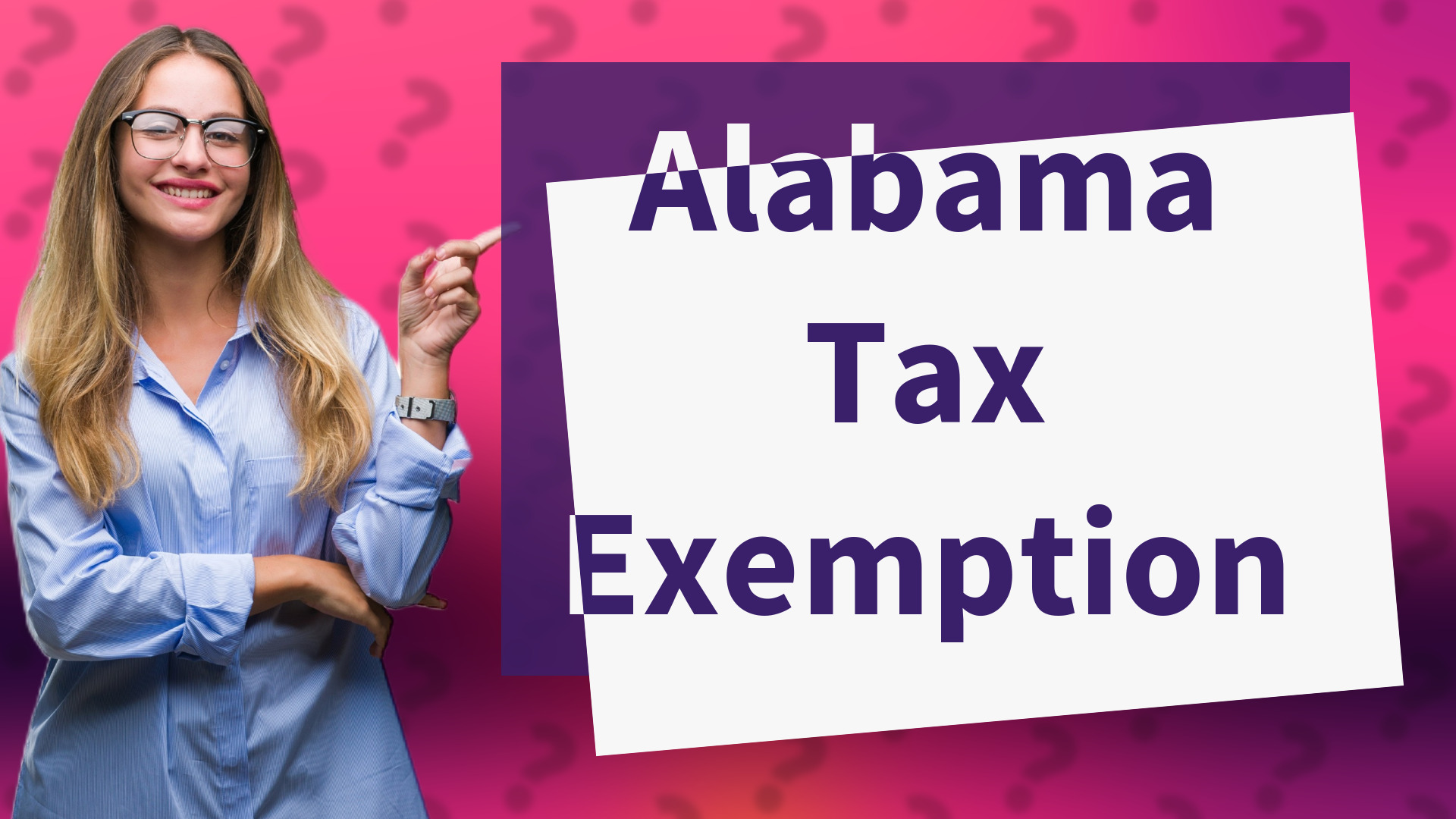 Alabama Tax Exemption