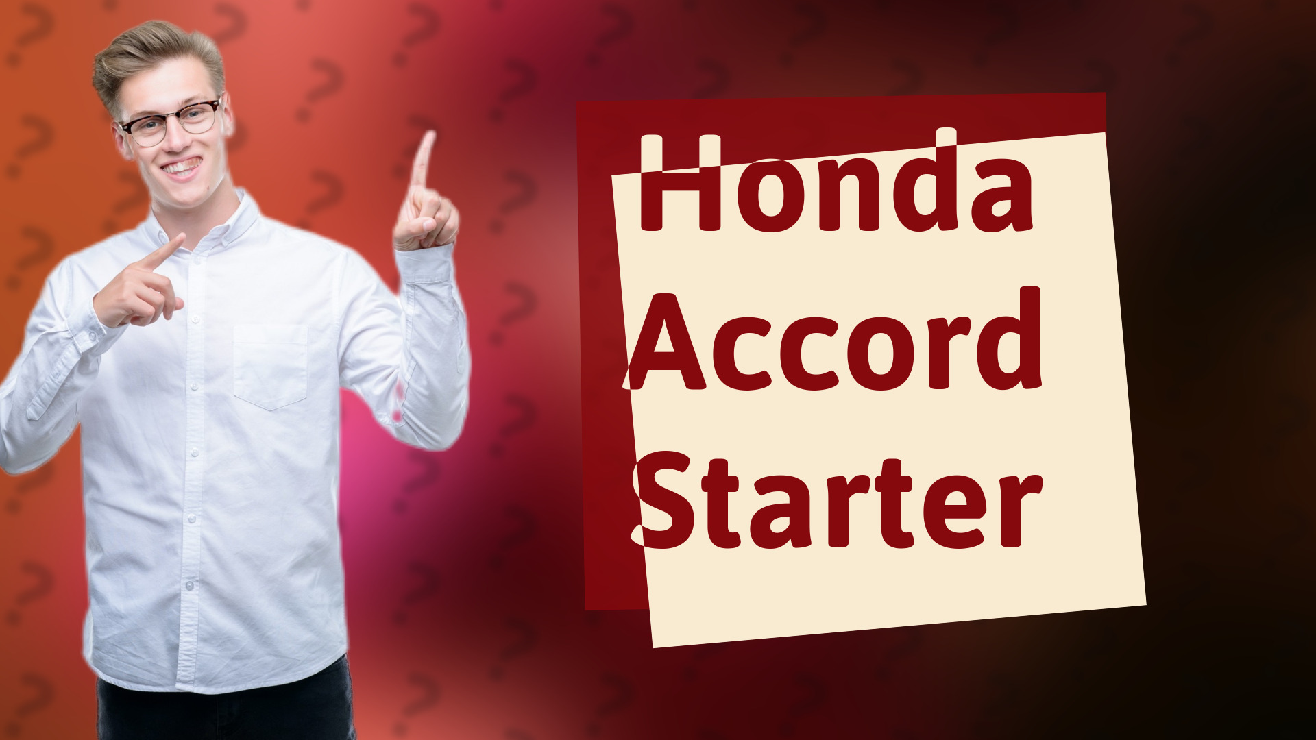 Honda Accord Starter