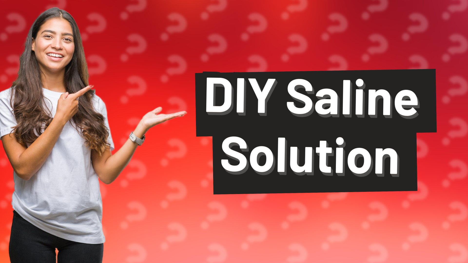 DIY Saline Solution