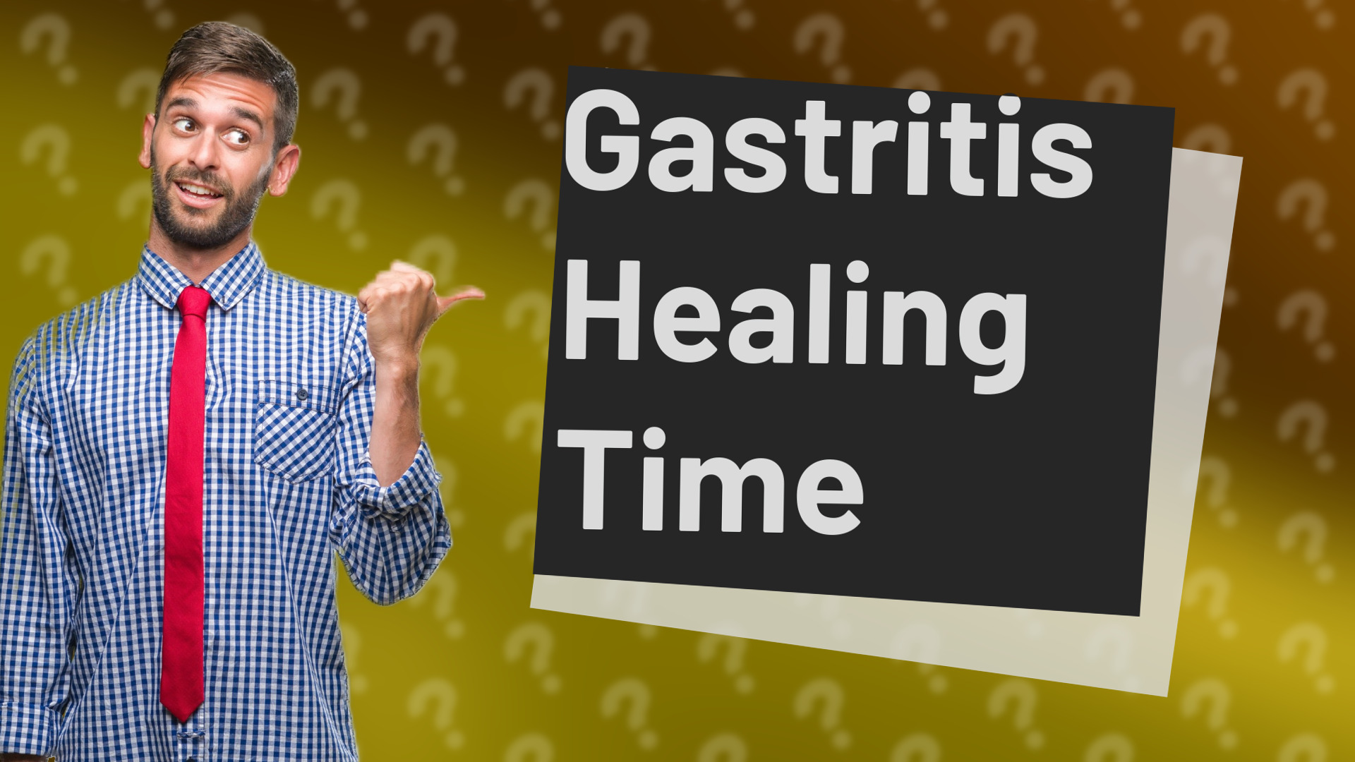 Gastritis Healing Time