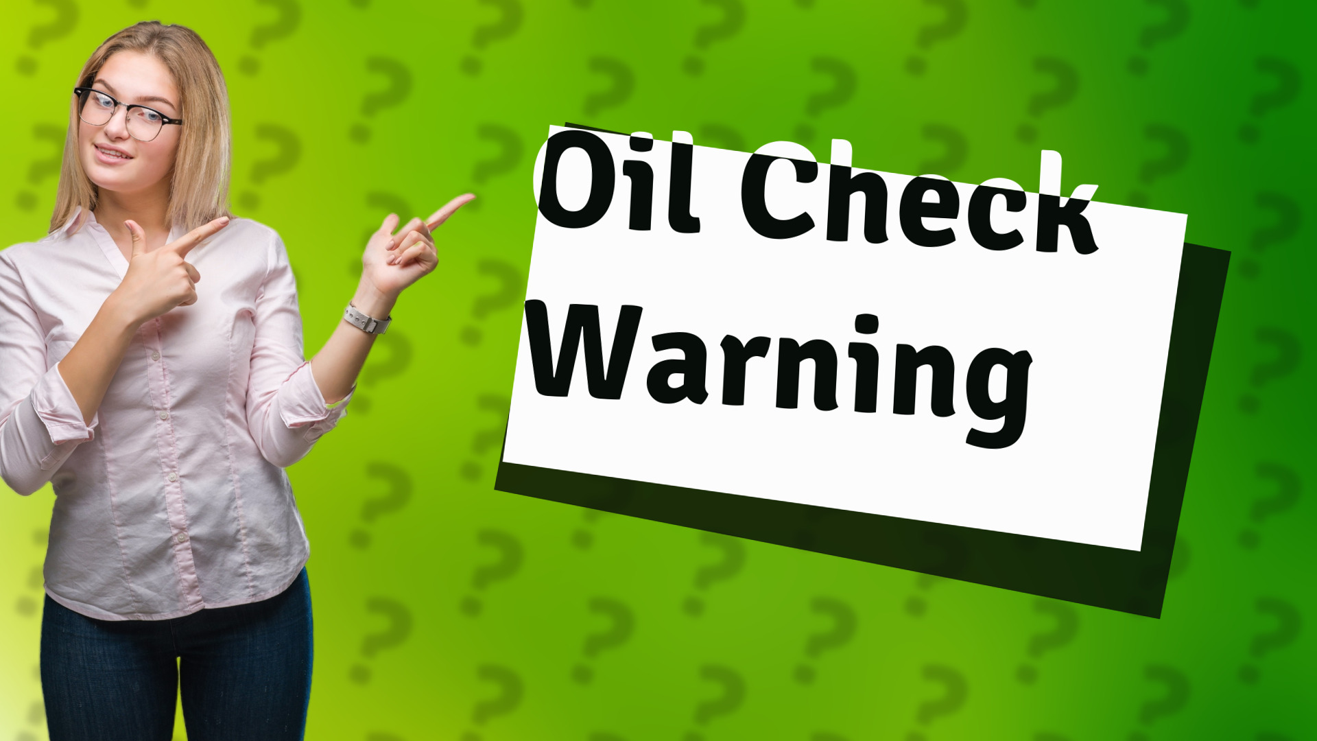 Oil Check Warning