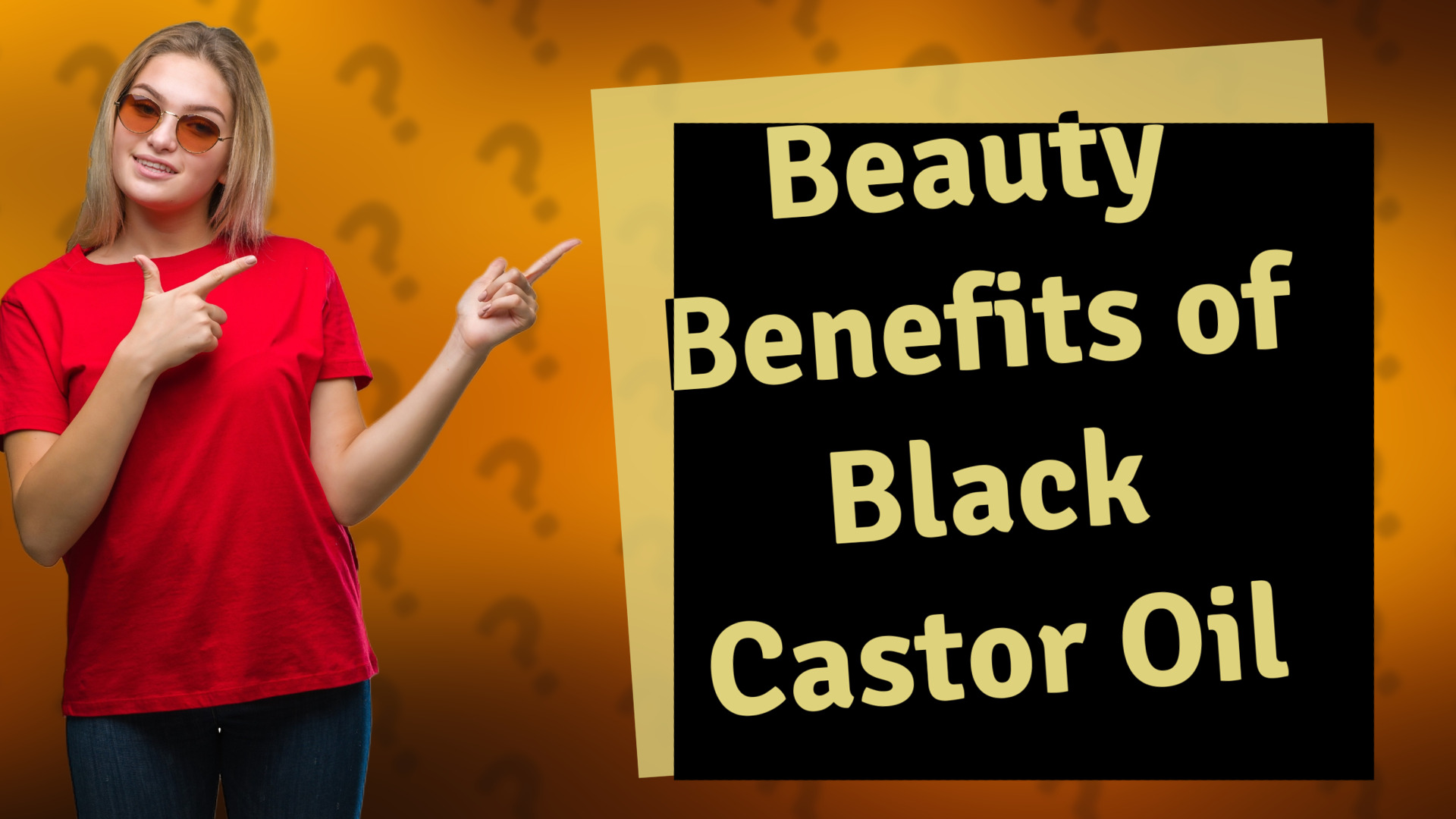 Beauty Benefits of Black Castor Oil