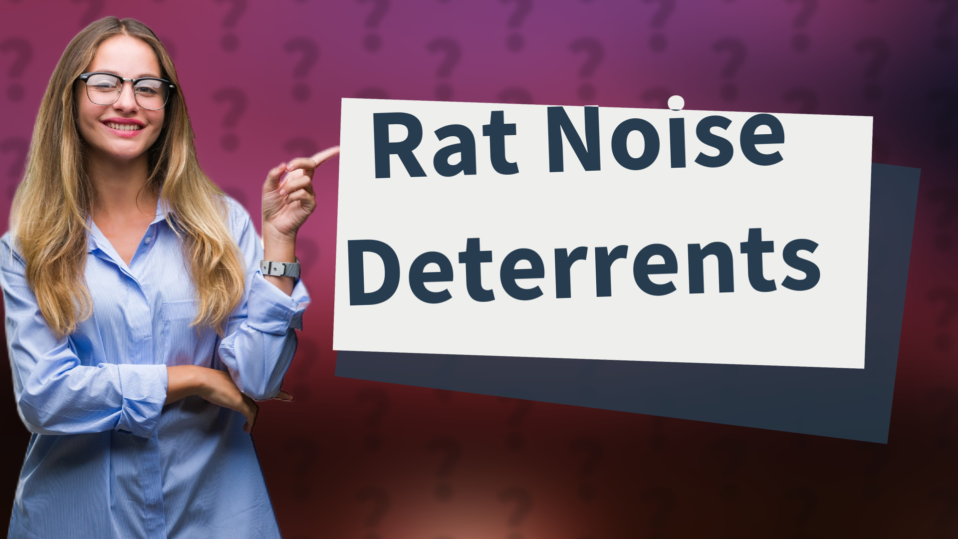 Rat Noise Deterrents