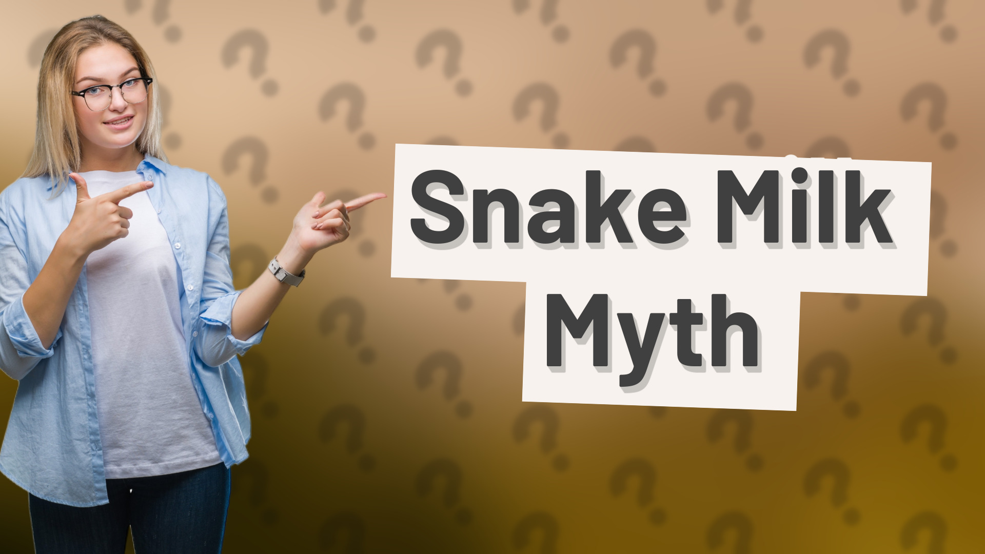 Snake Milk Myth