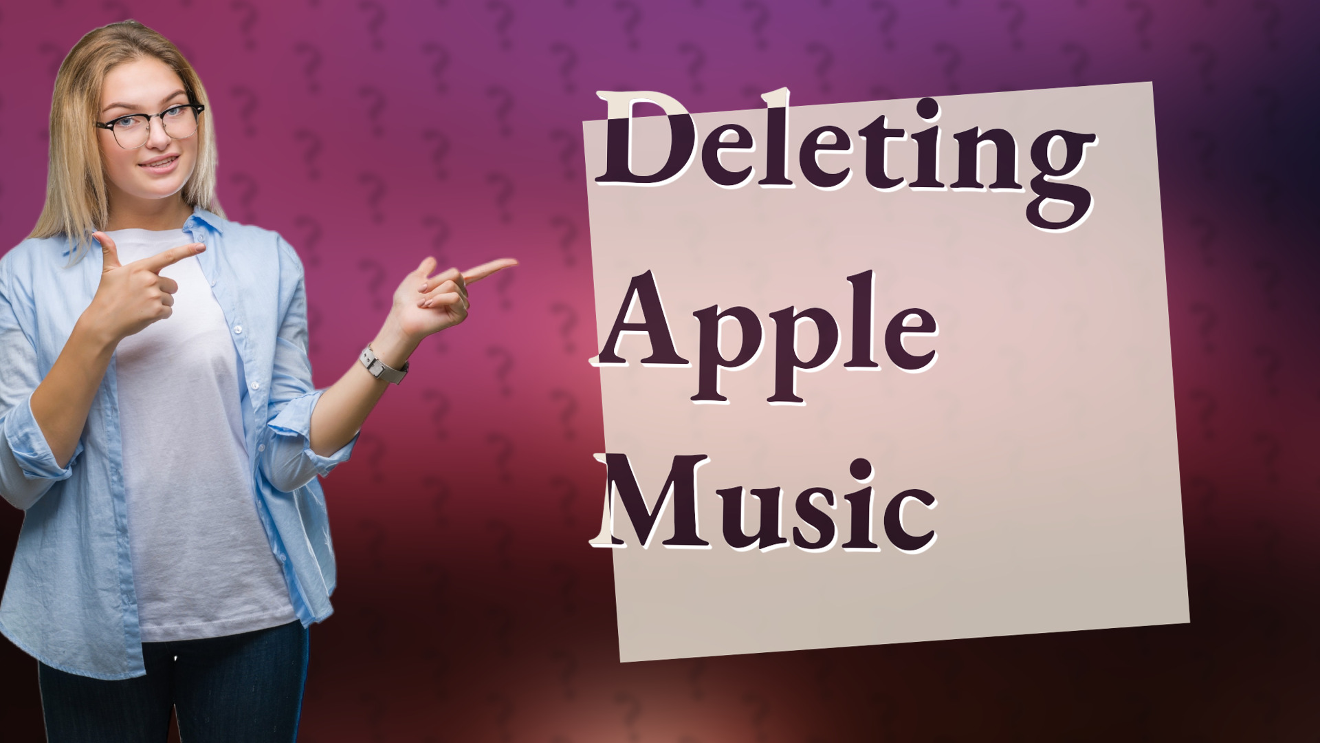 Deleting Apple Music