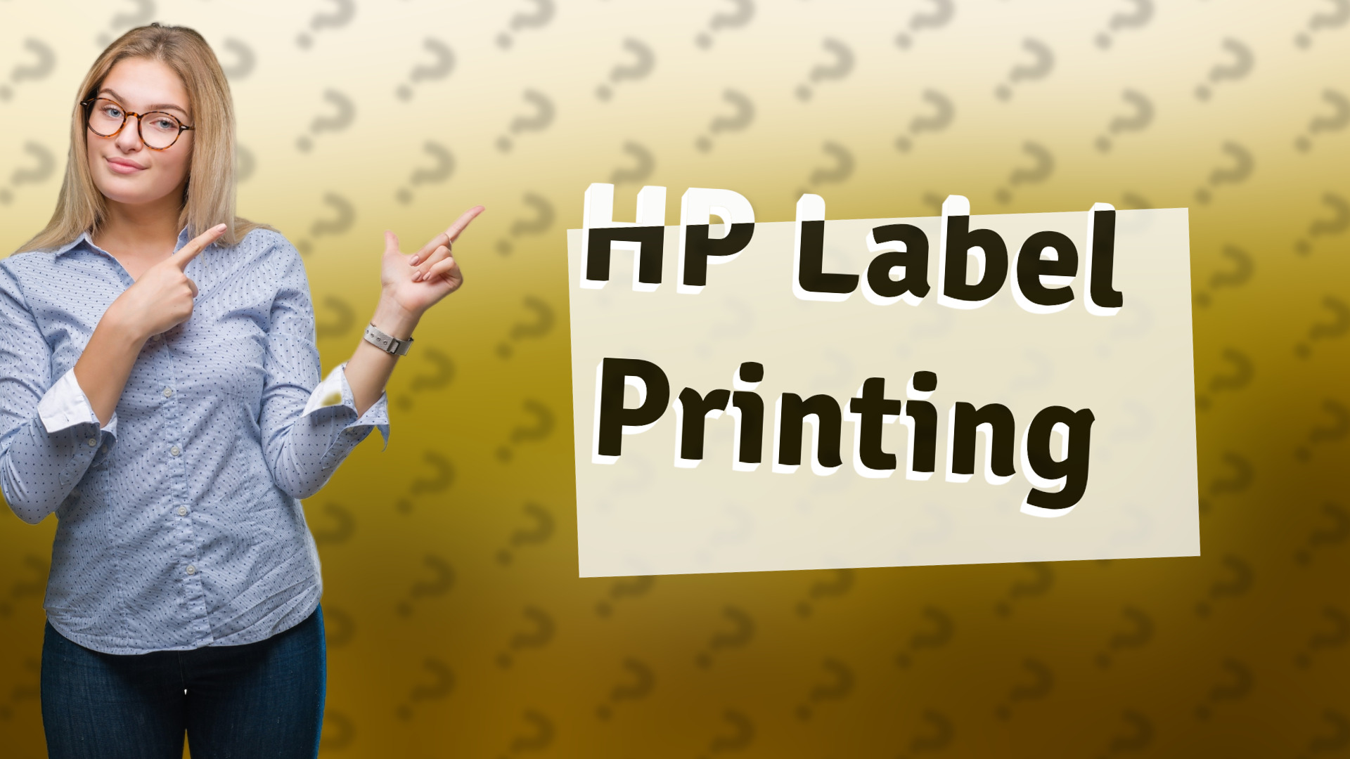 HP Label Printing