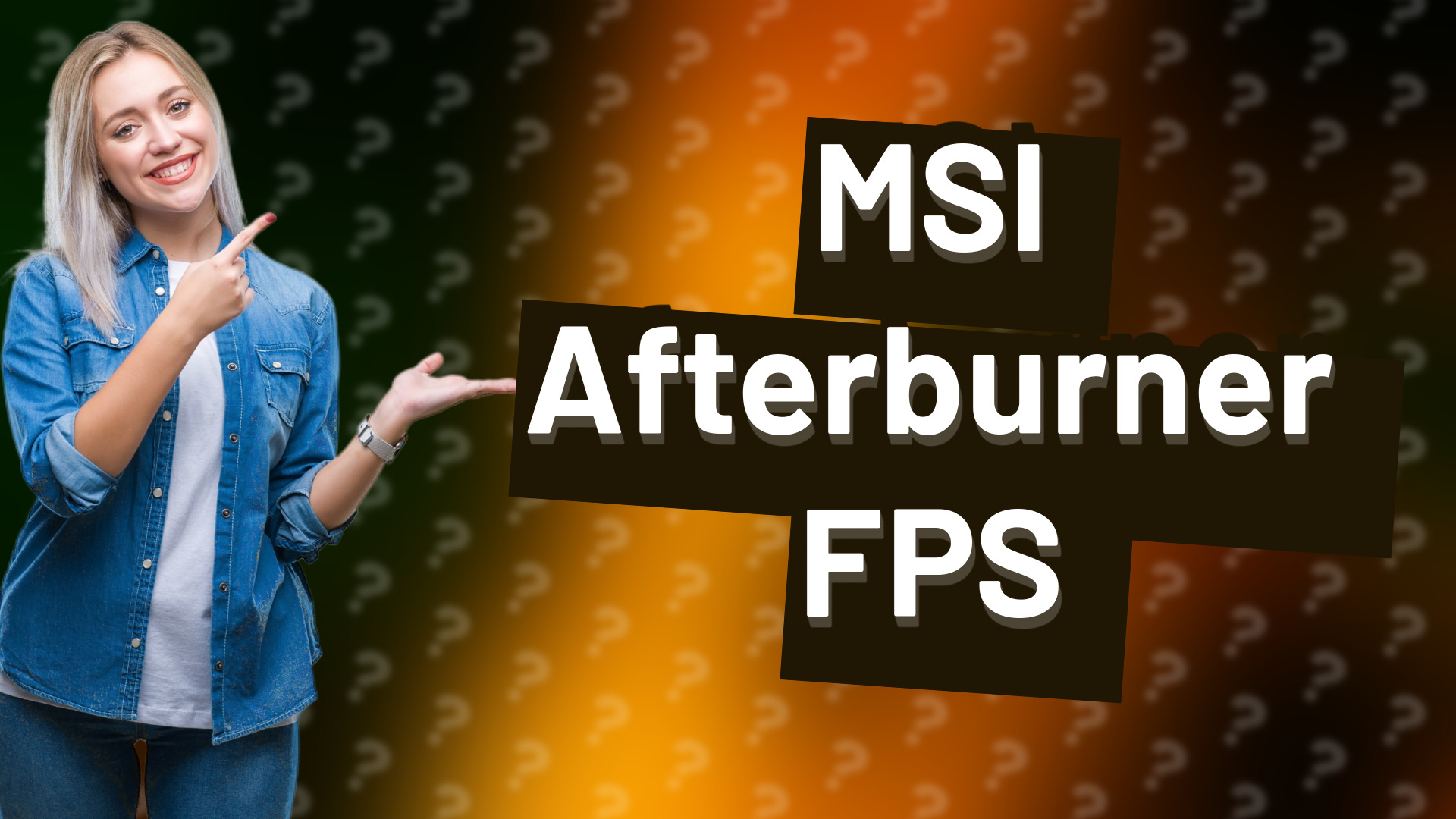 MSI Afterburner FPS