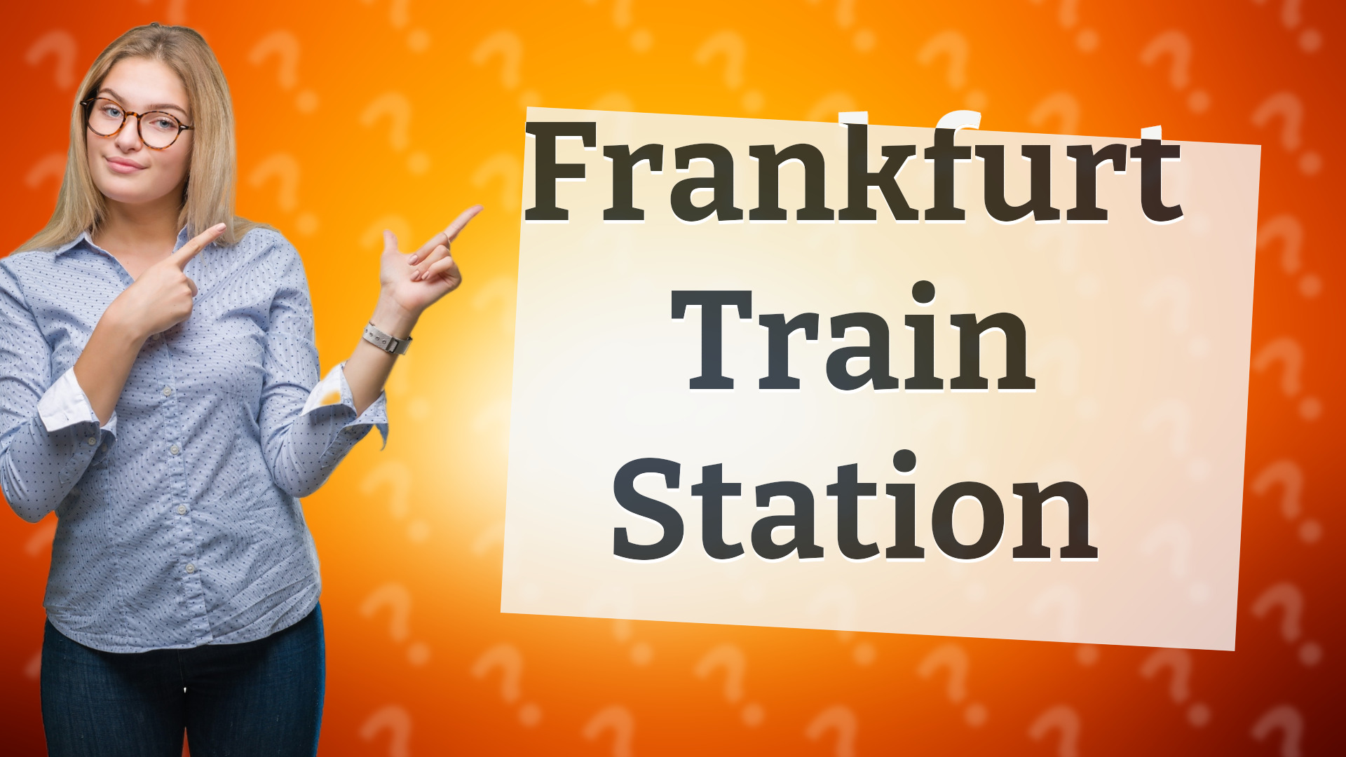 Frankfurt Train Station