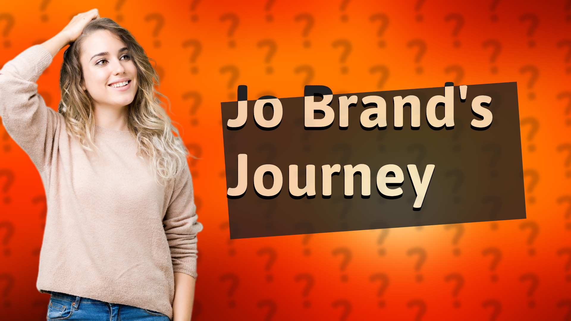 Jo Brand's Journey