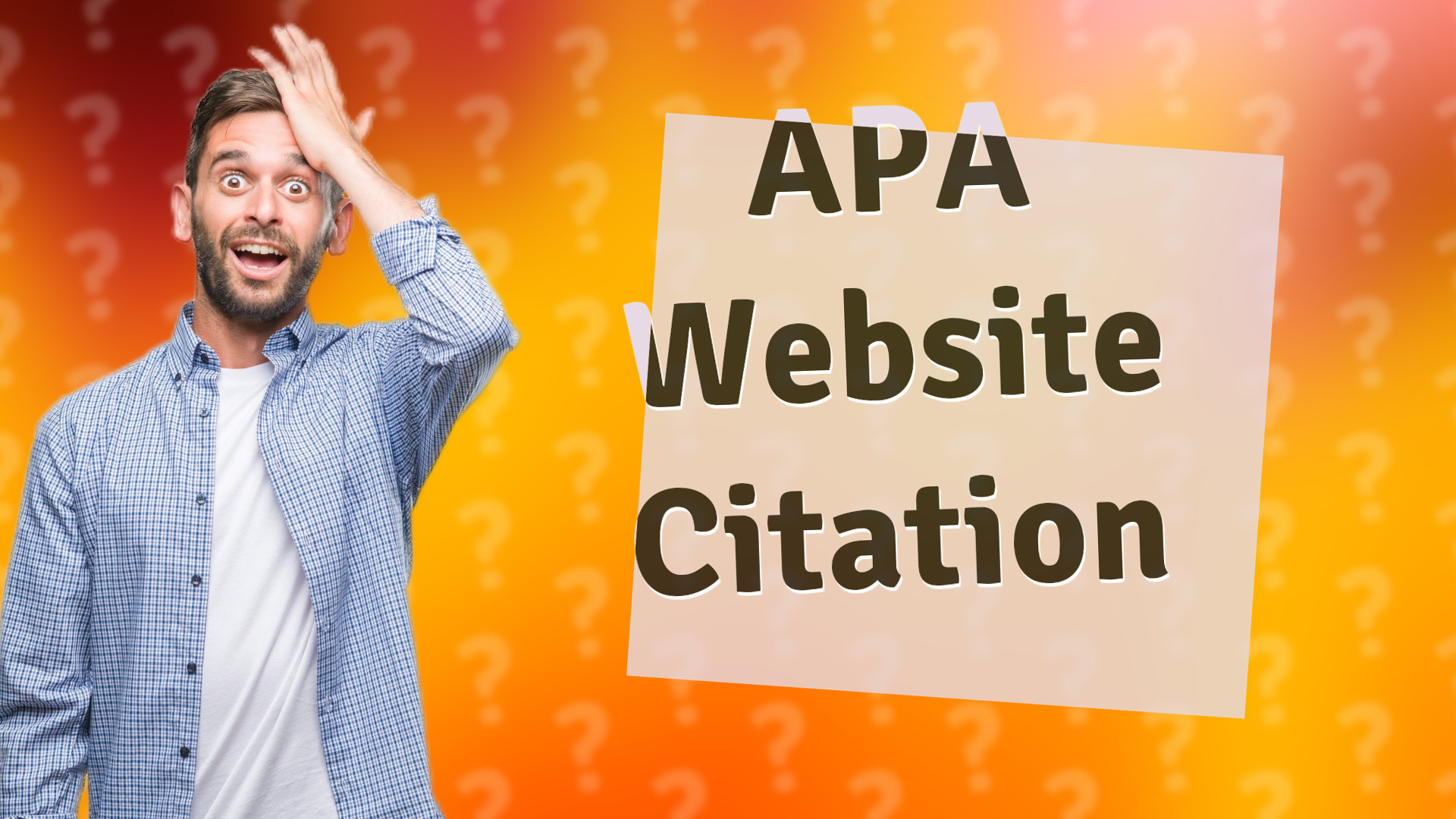 APA Website Citation